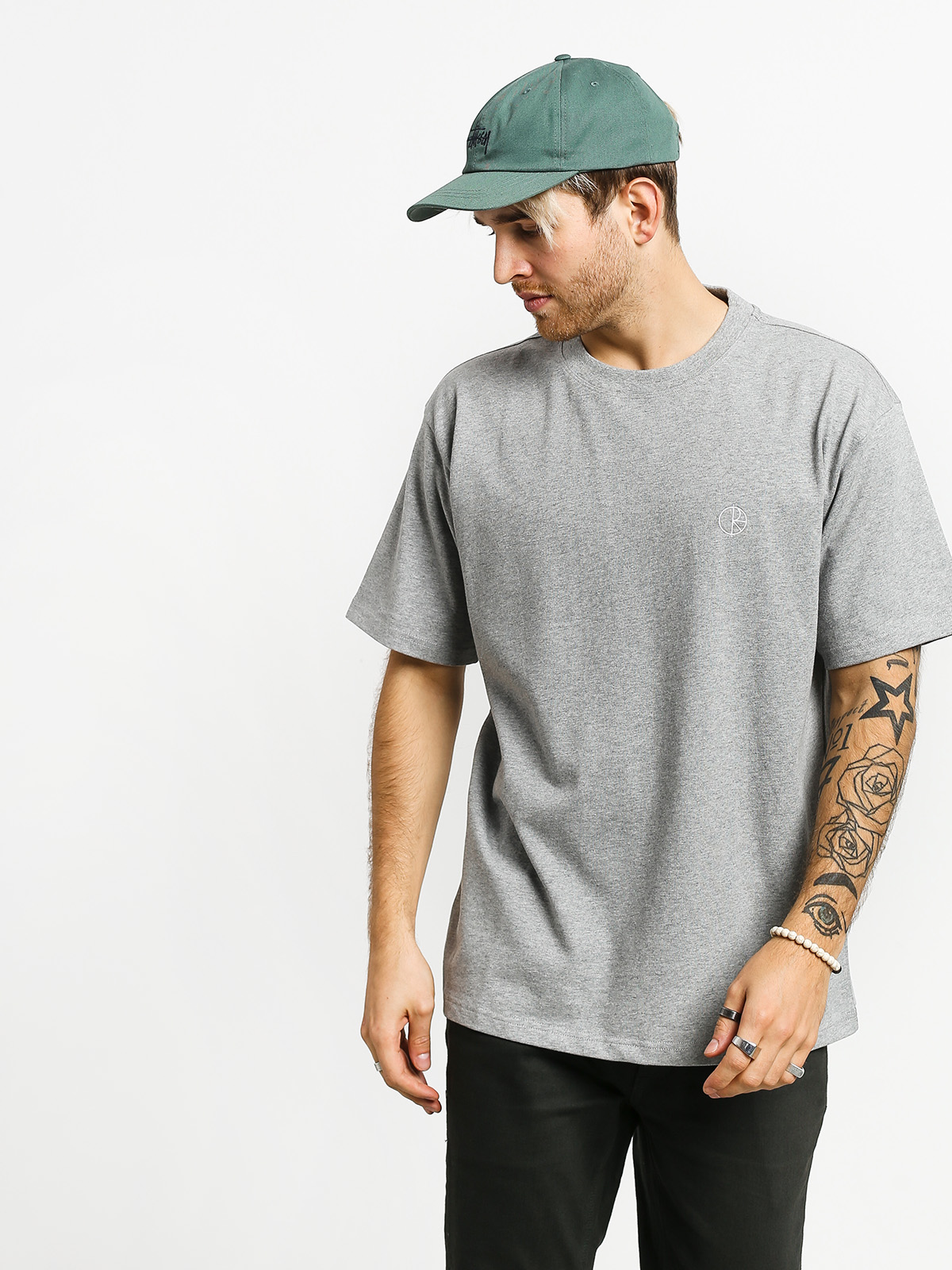 T-shirt Polar Skate Team (heather grey)