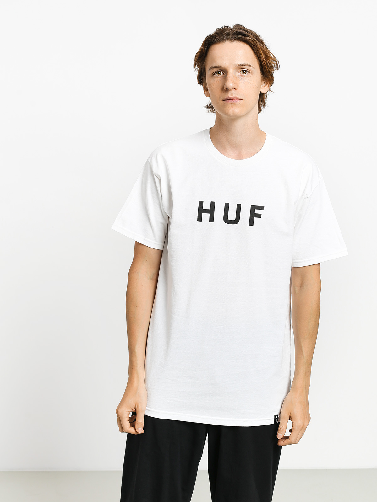 T-shirt HUF Essentials Og Logo (white)