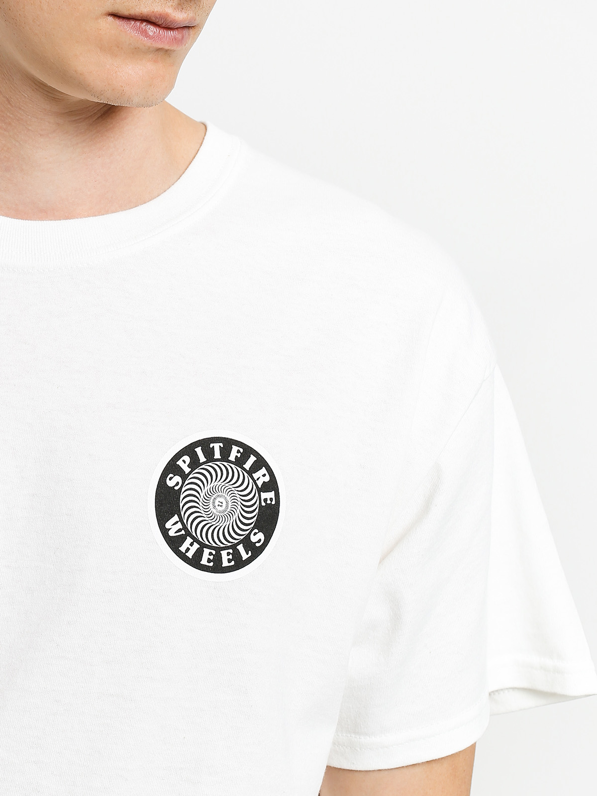 T-shirt Spitfire Og Circle (white/black)