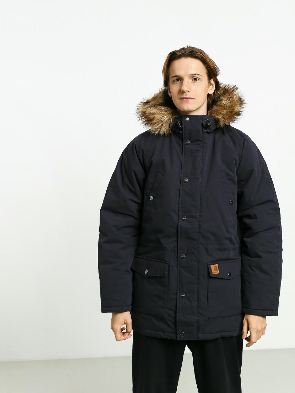 Kurtka Carhartt WIP Trapper Parka (dark navy/black)