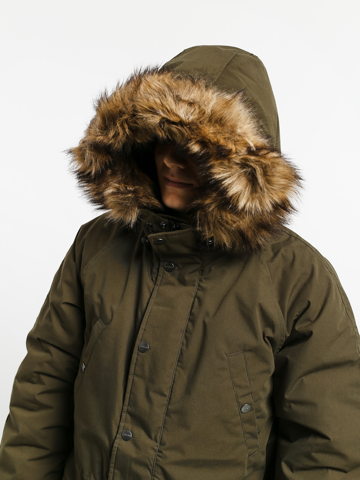Kurtka Carhartt WIP Trapper Parka (cypress/black)