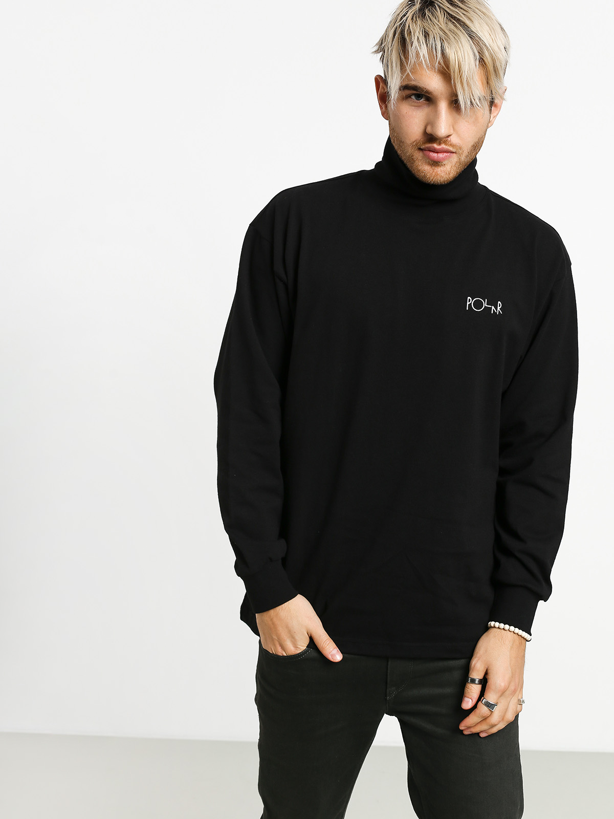 Longsleeve Polar Skate Script Turtleneck (black)