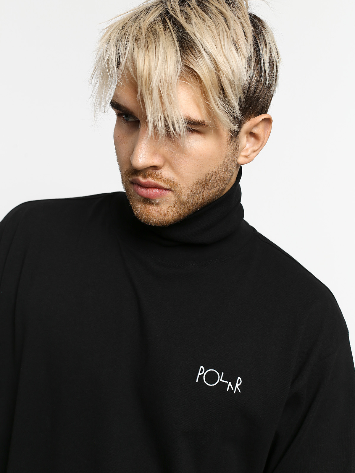 Longsleeve Polar Skate Script Turtleneck (black)