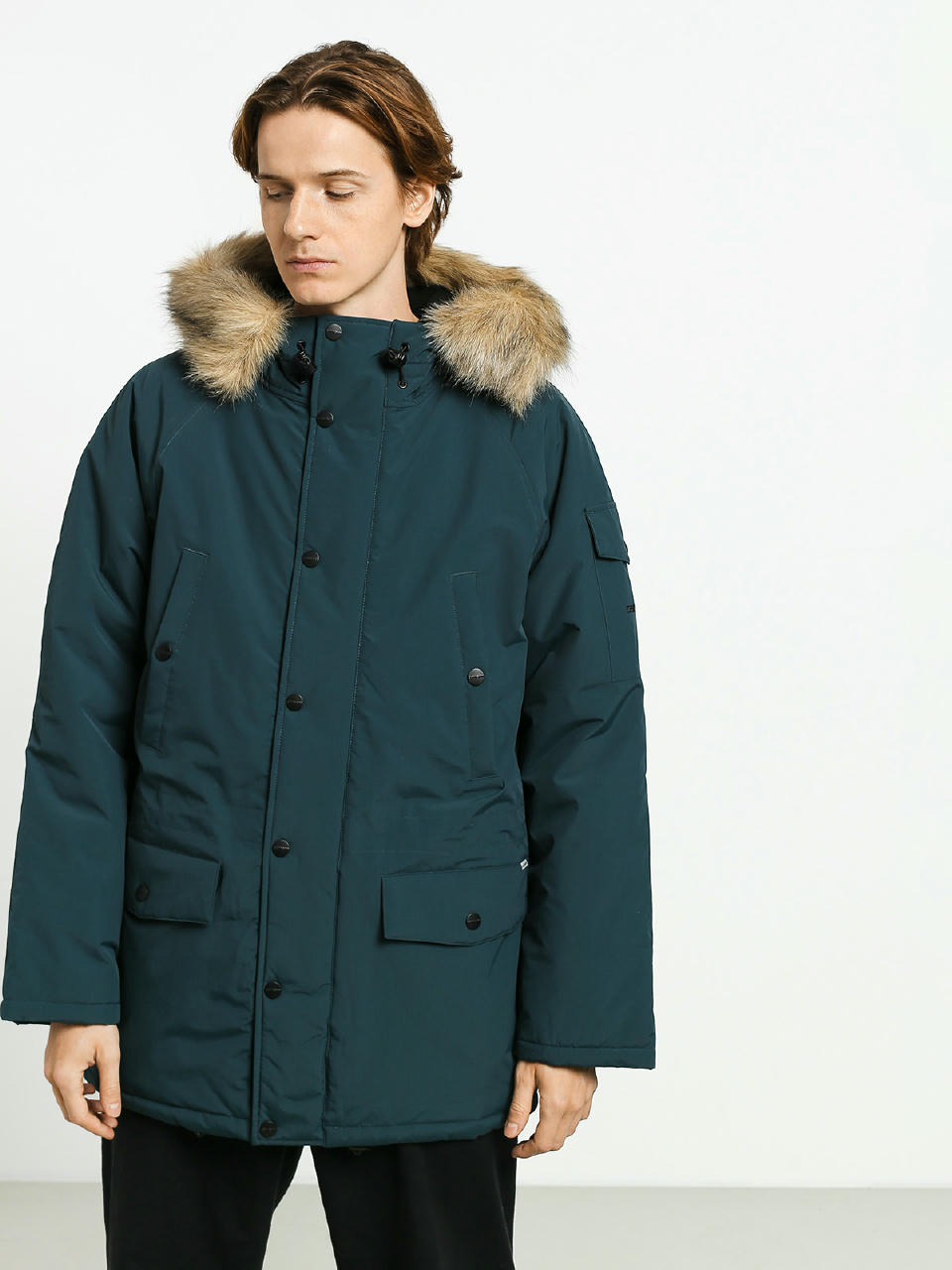 Kurtka Carhartt WIP Anchorage Parka (duck blue/black)