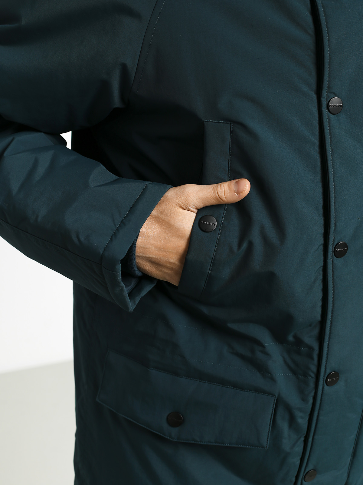 Kurtka Carhartt WIP Anchorage Parka (duck blue/black)