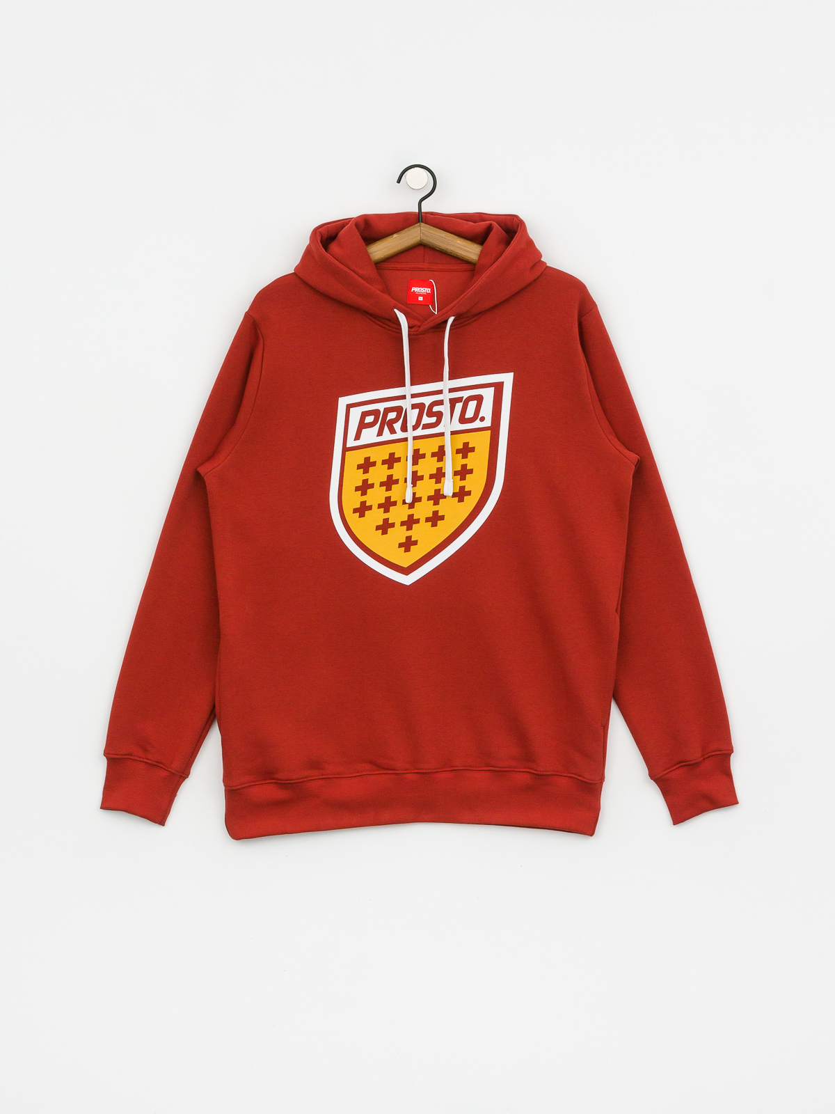 Bluza z kapturem Prosto Shield XX HD (bordo)