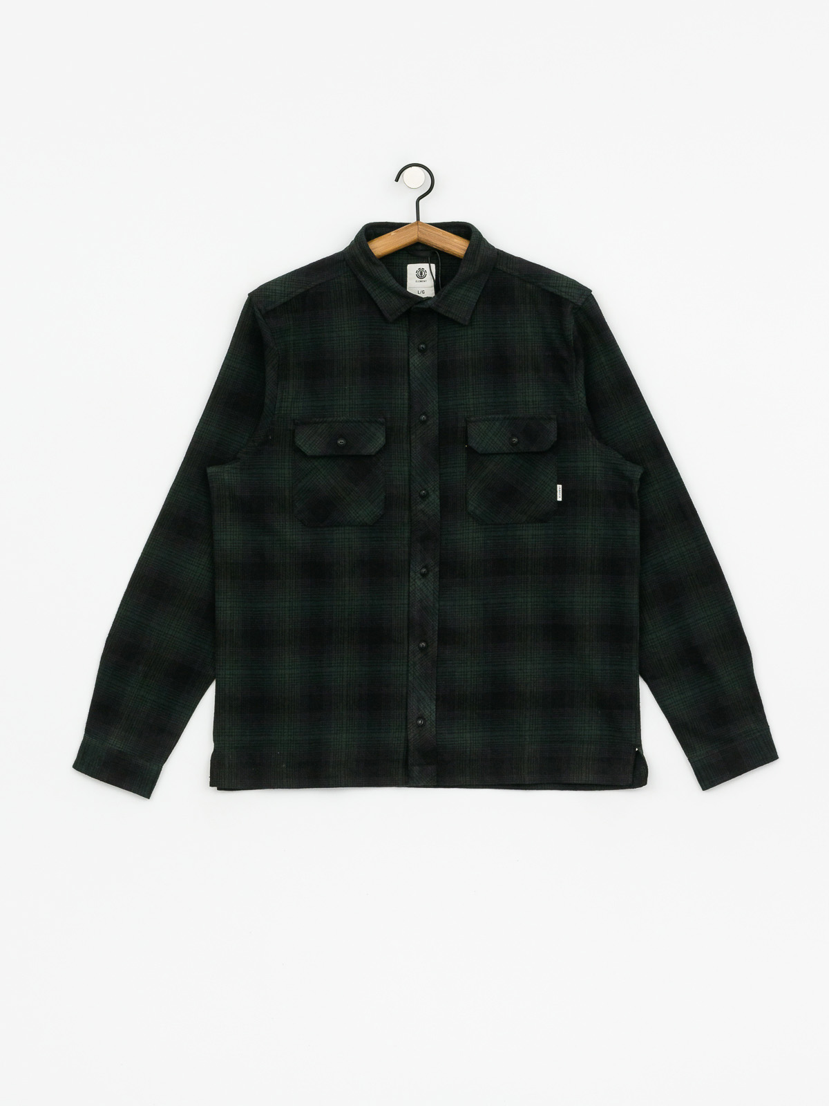 Koszula Element Wentworth Shadow Ls (olive drab)