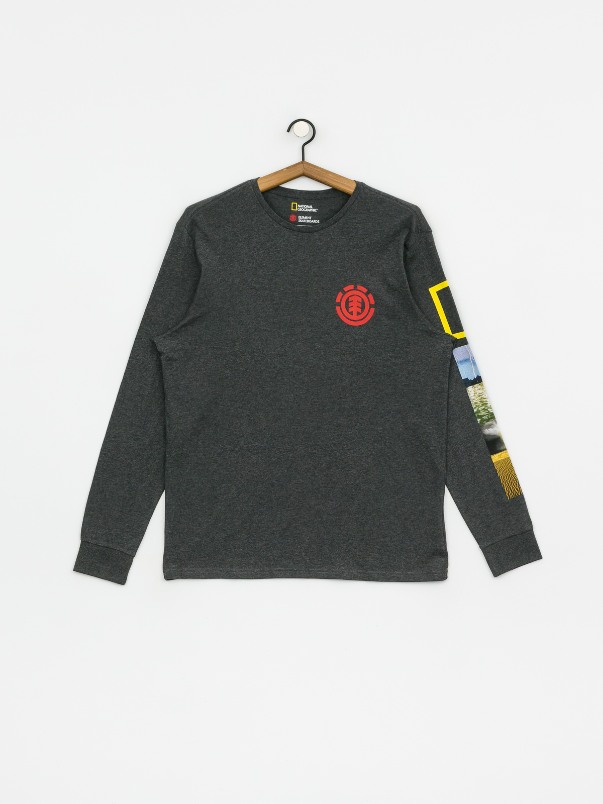 Longsleeve Element Stockade (charcoal heathe)
