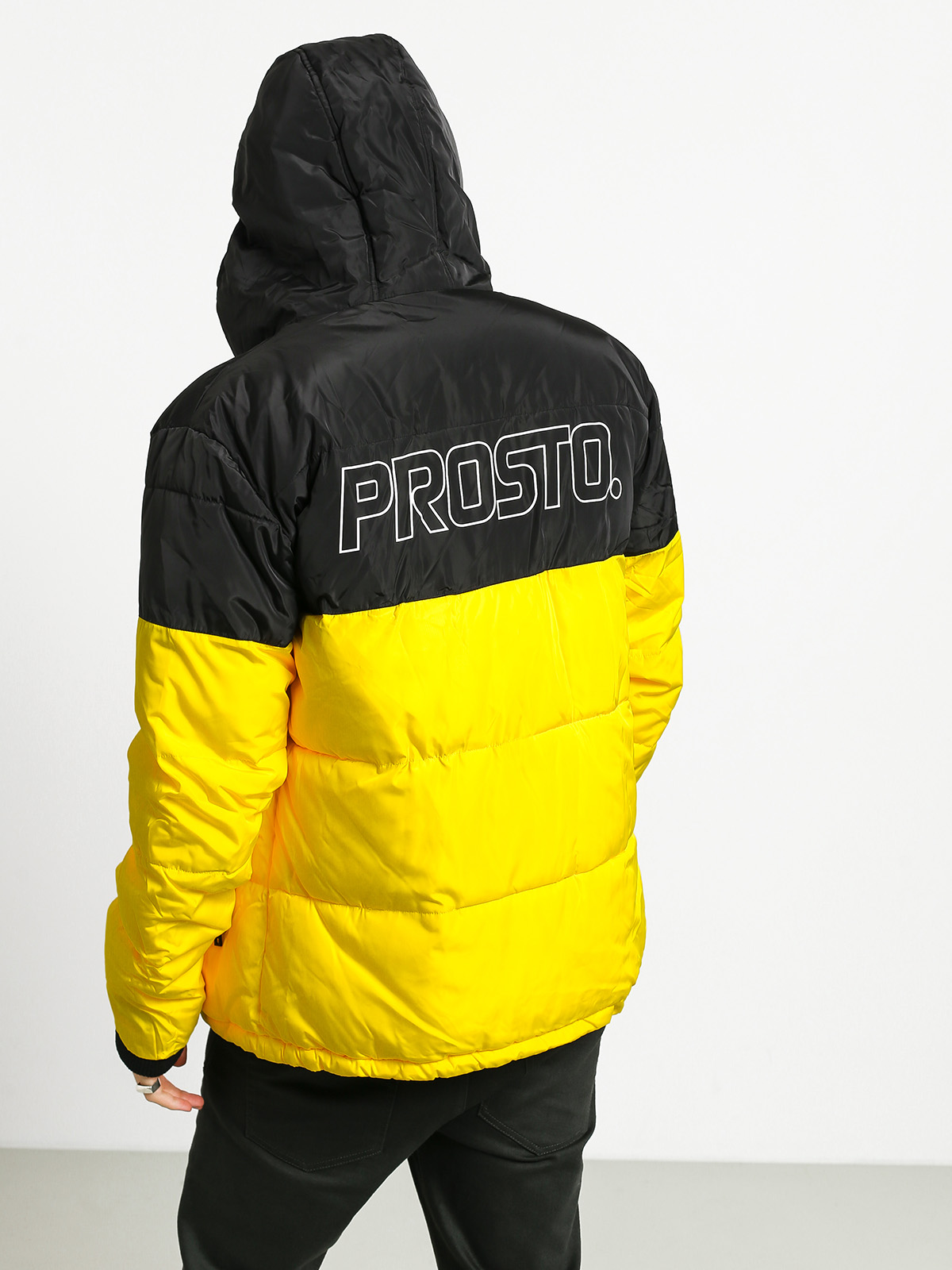 Kurtka Prosto Winter Adament (black/yellow)