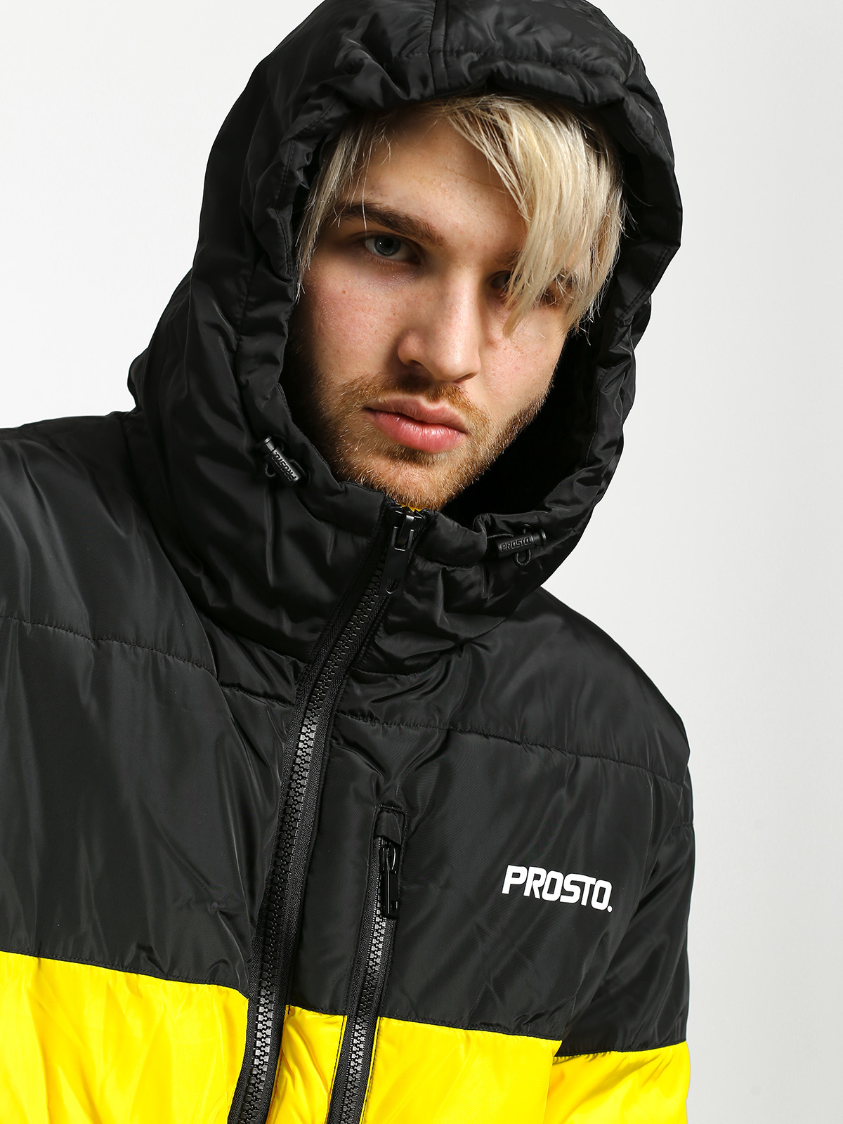 Kurtka Prosto Winter Adament (black/yellow)