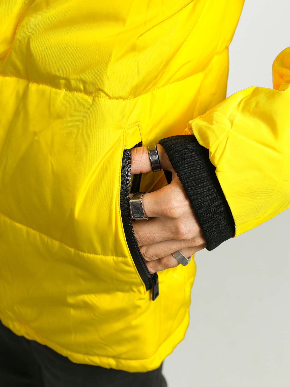 Kurtka Prosto Winter Adament (black/yellow)