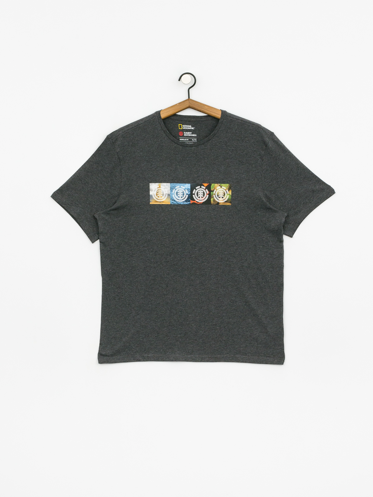 T-shirt Element Horizontal Seasons (charcoal heathe)
