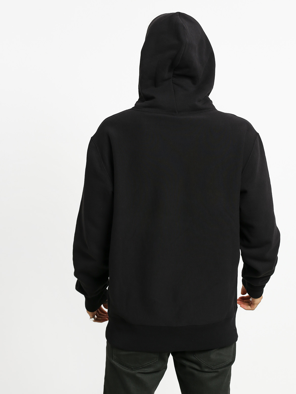 Bluza z kapturem Champion Premium Reverse Weave Hooded Big Logo HD (nbk)