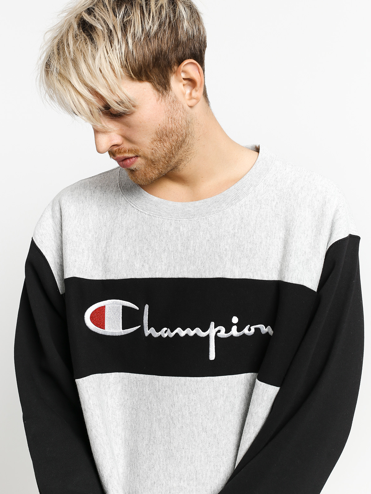 Bluza Champion Premium Crewneck OS (loxgm/nbk)