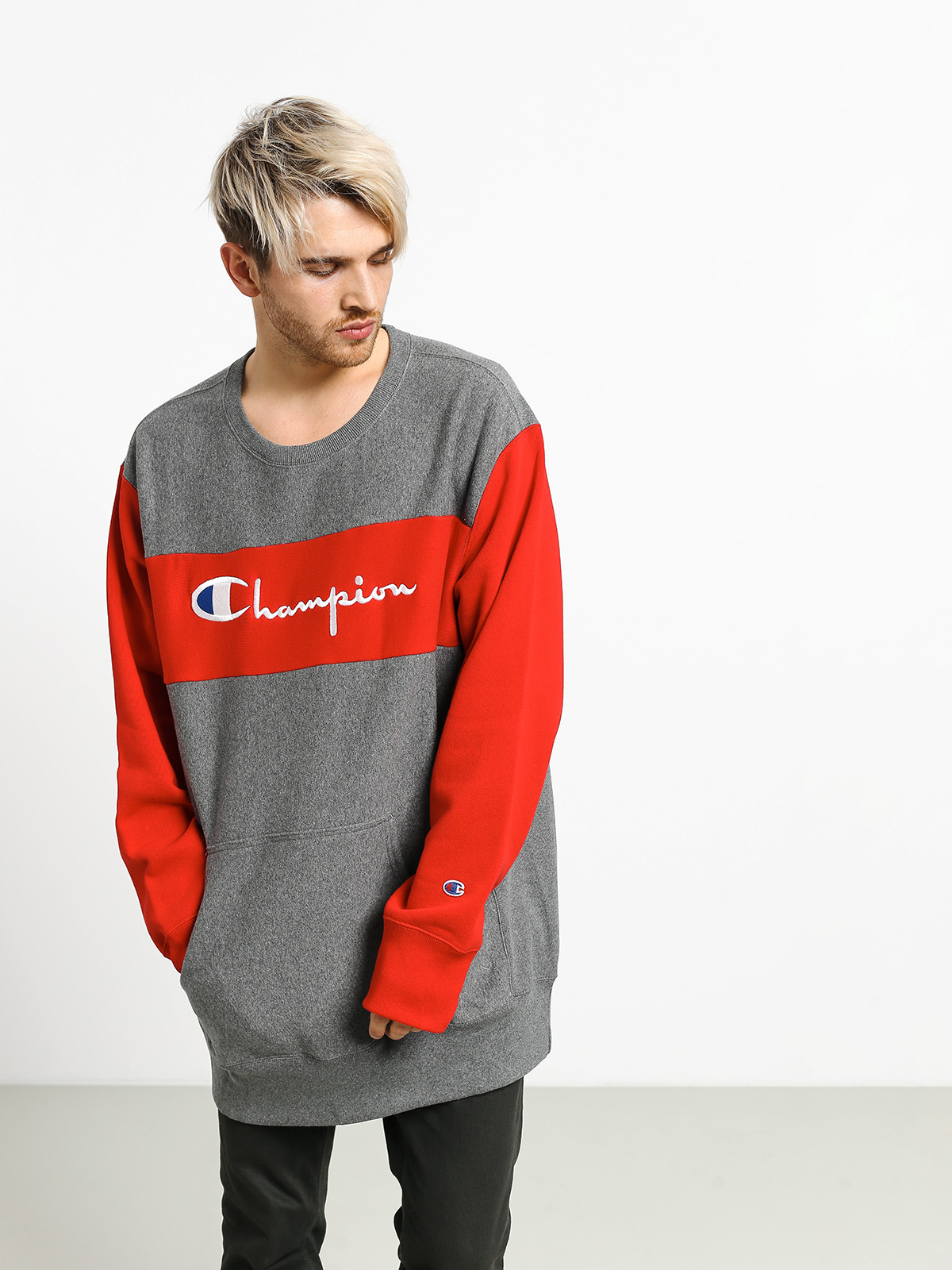 Bluza Champion Premium Crewneck OS (gahm/byr)