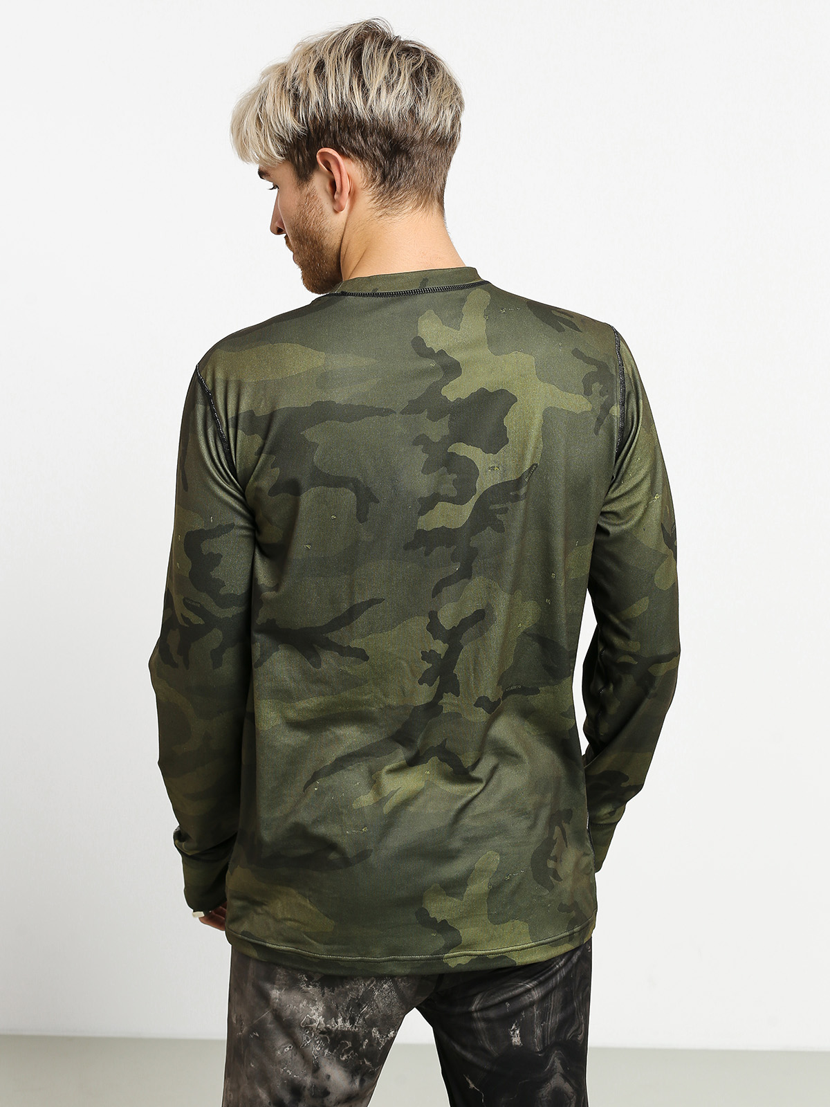 Męski Longsleeve aktywny Burton Midweight Crew (worn camo)