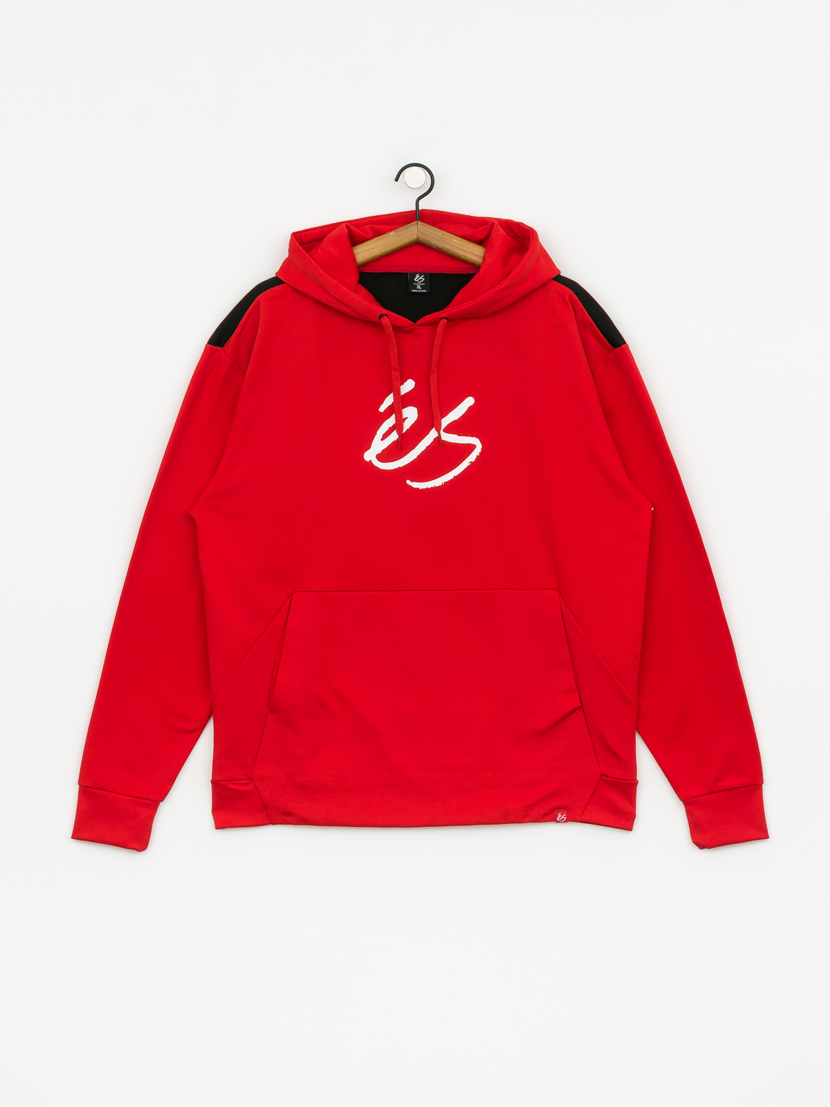 Bluza z kapturem Es Script Tech HD (red)
