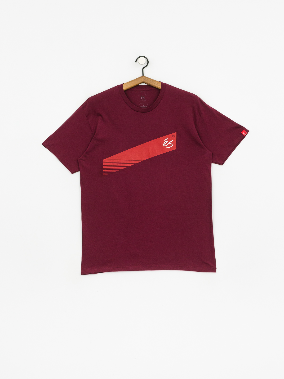 T-shirt Es Script Stripe (burgundy)