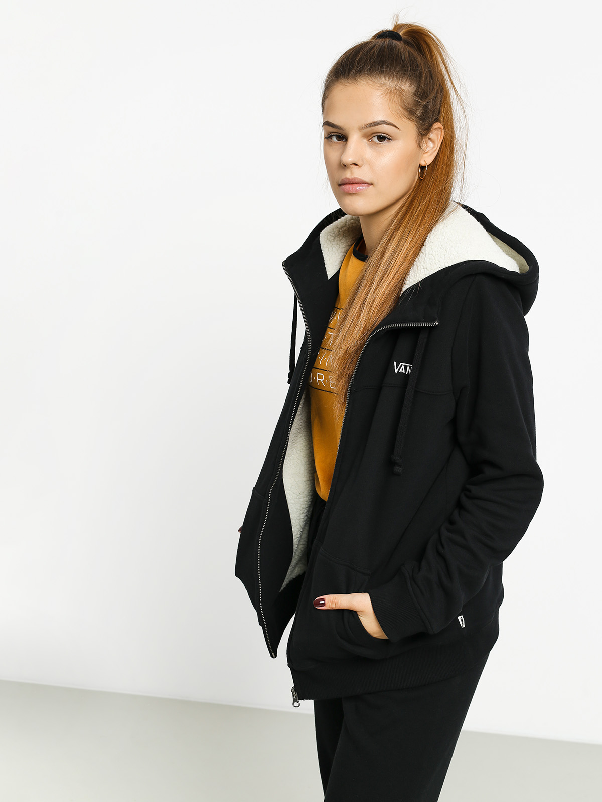 Bluza z kapturem Vans Stealth ZHD Wmn (black)
