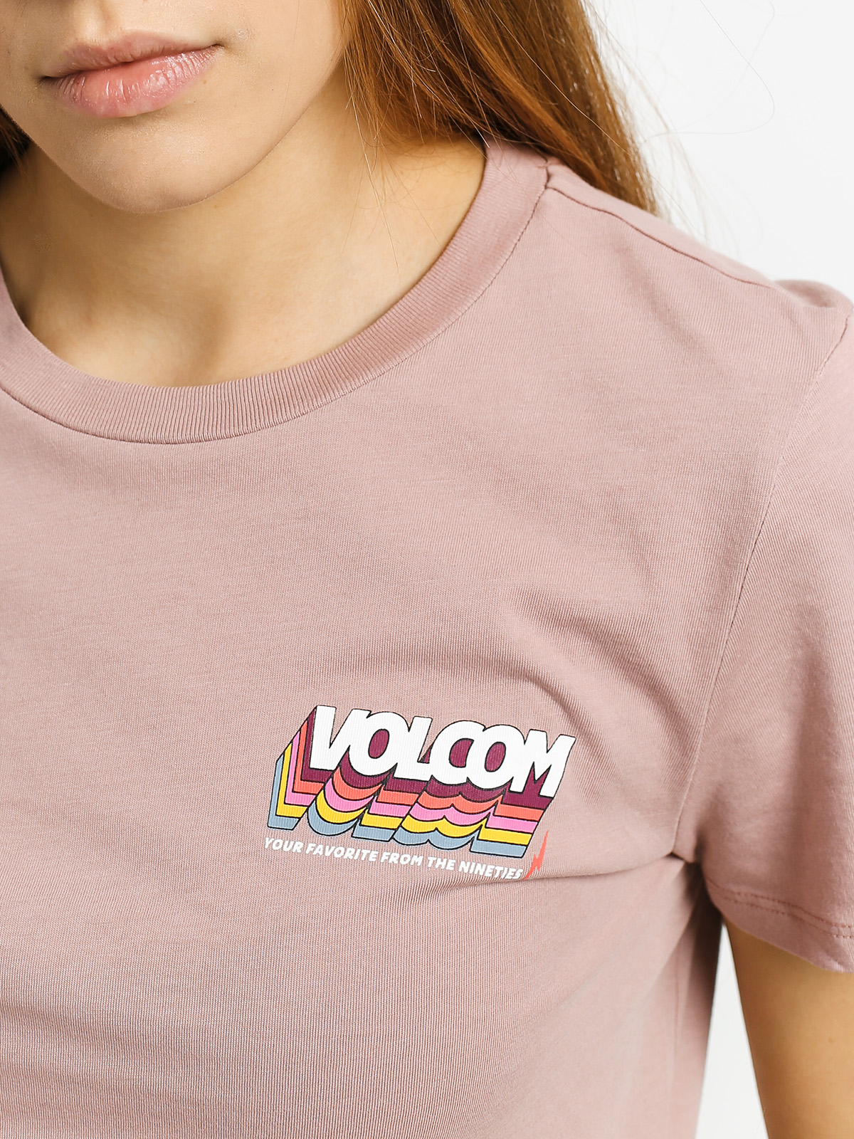 T-shirt Volcom Stoked On Stone Wmn (faded mauve)