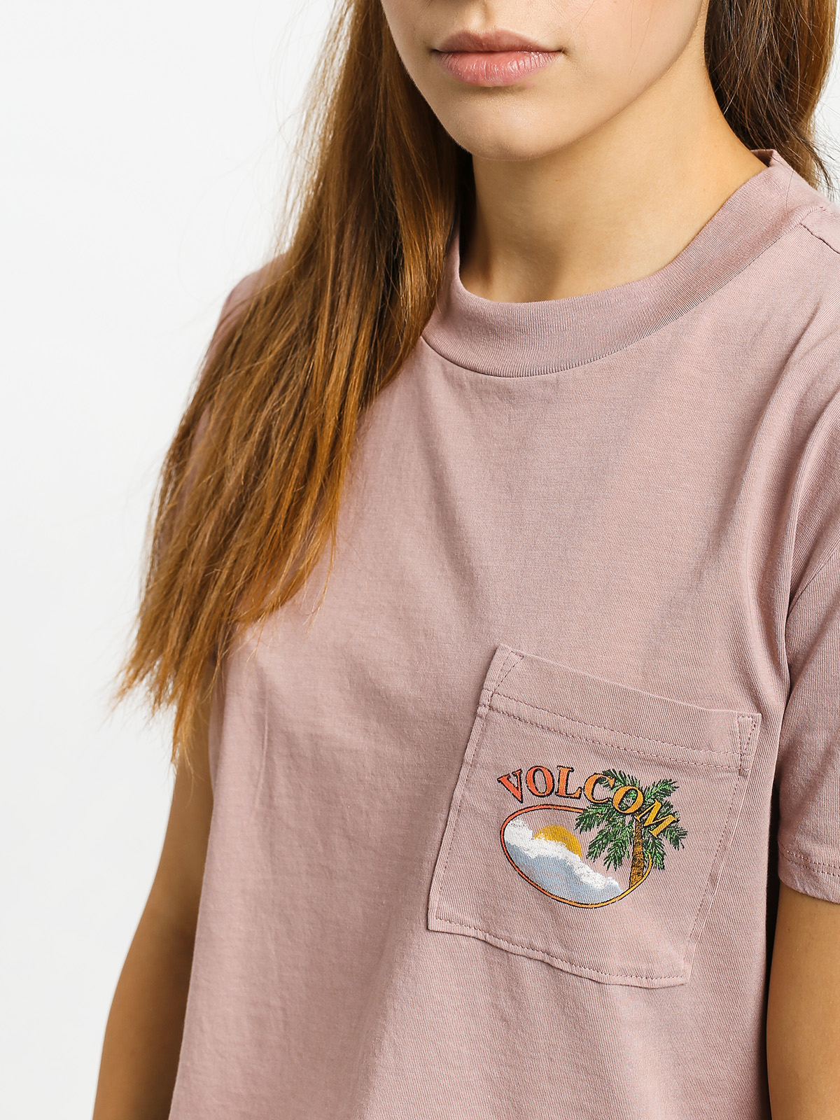 T-shirt Volcom Made From Stoke Wmn (faded mauve)