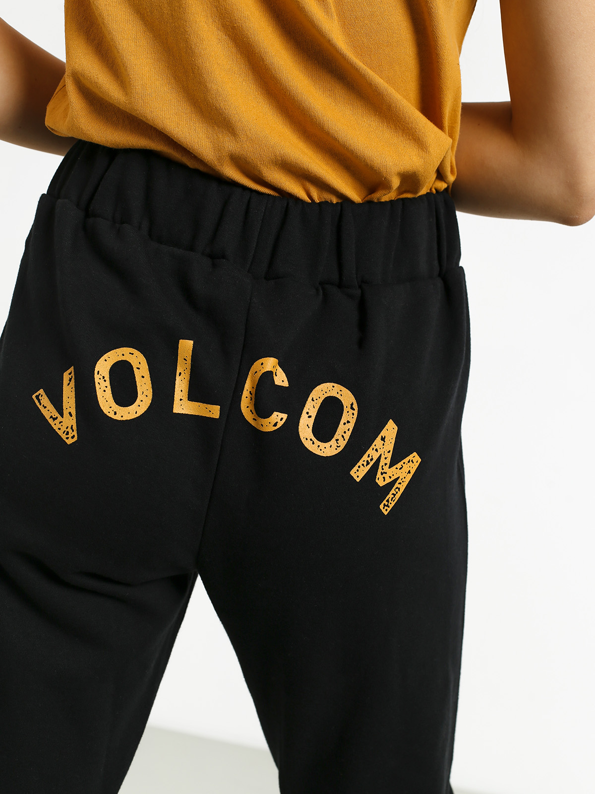 Spodnie Volcom Vol Stone Flc Wmn (black)
