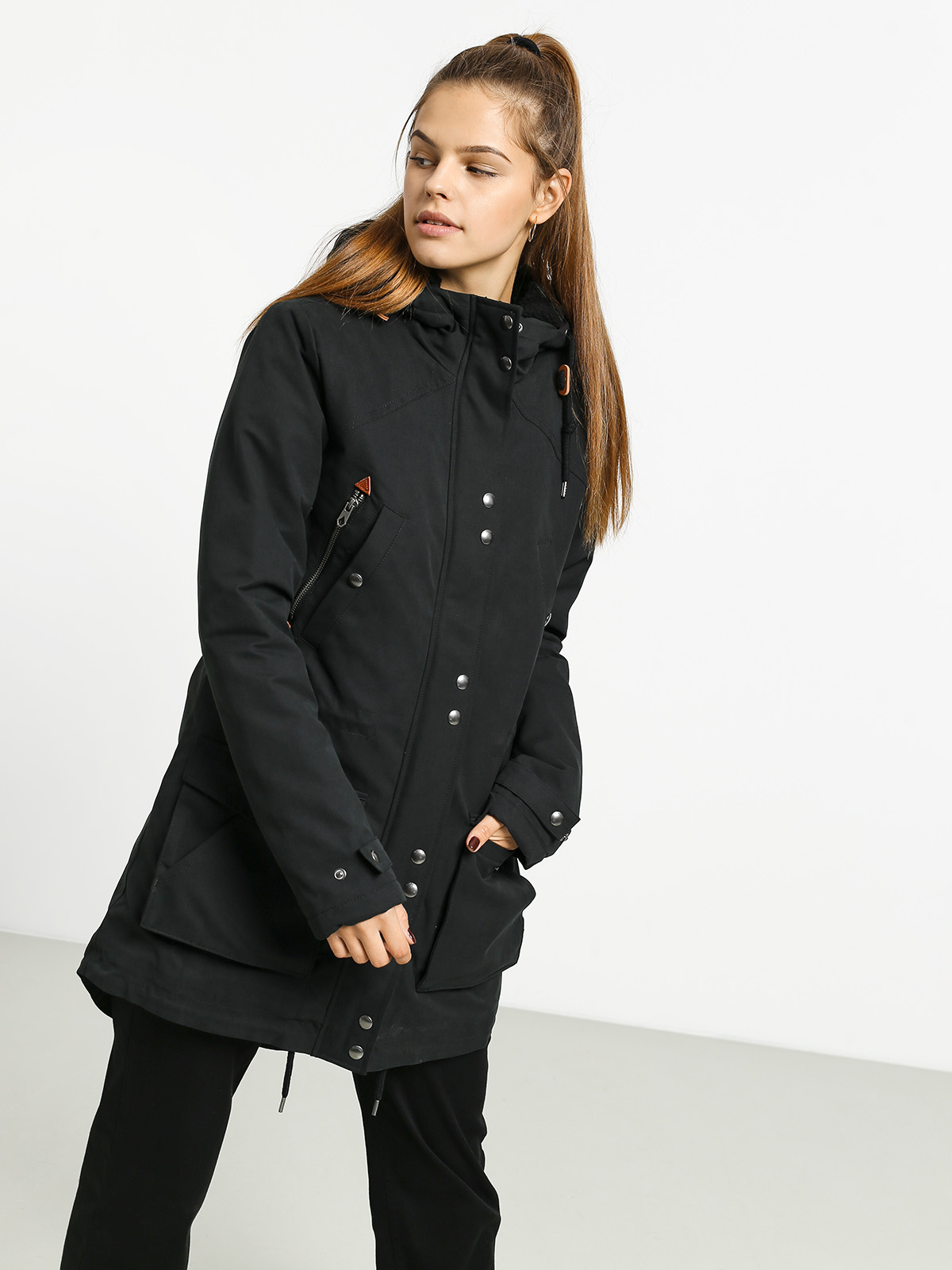 Kurtka Volcom Walk On By 5K Parka Wmn (black)