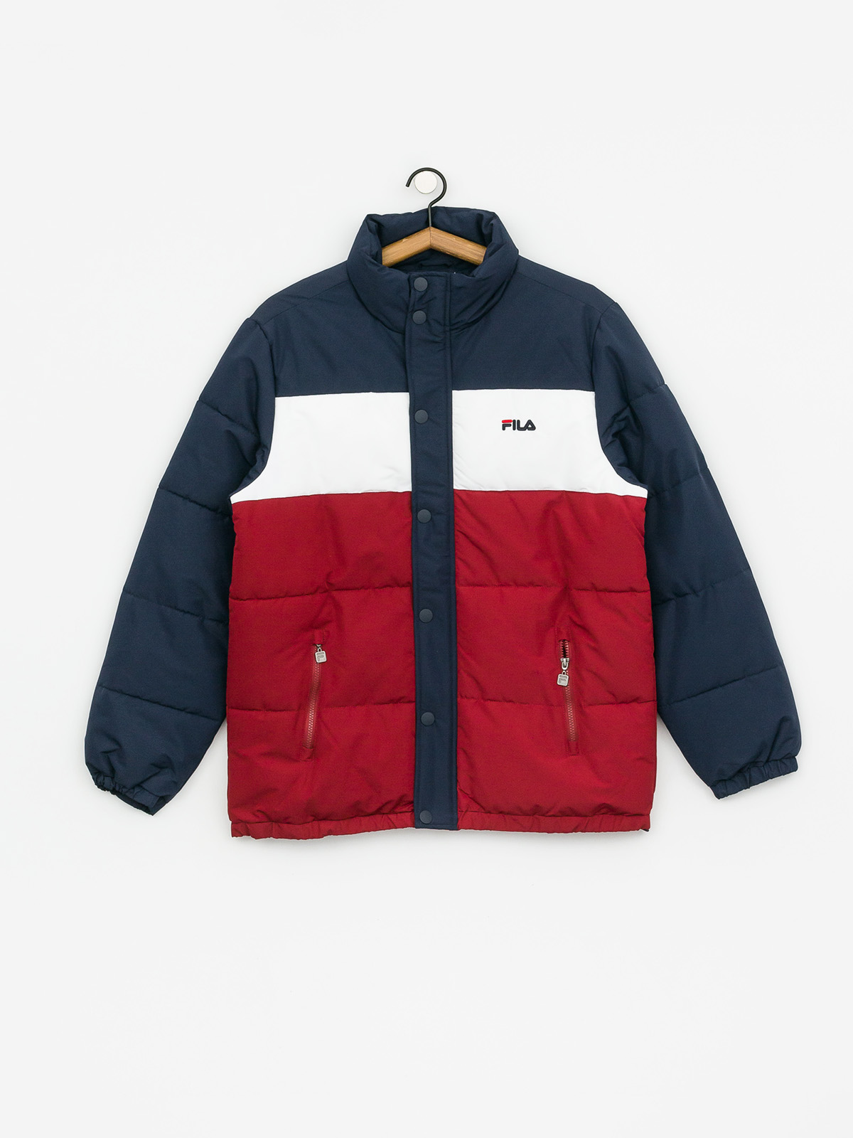Kurtka Fila Pelle (rhubarb/black iris/bright white)