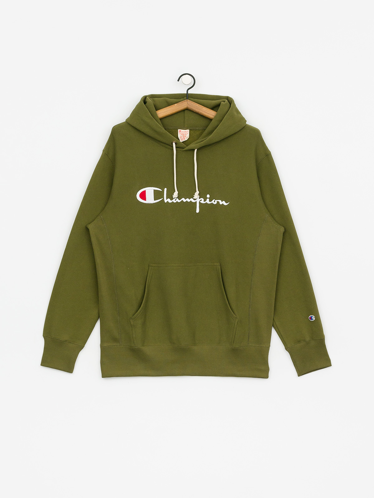 Bluza z kapturem Champion Reverse Weave Hooded Big Logo HD (cpo)