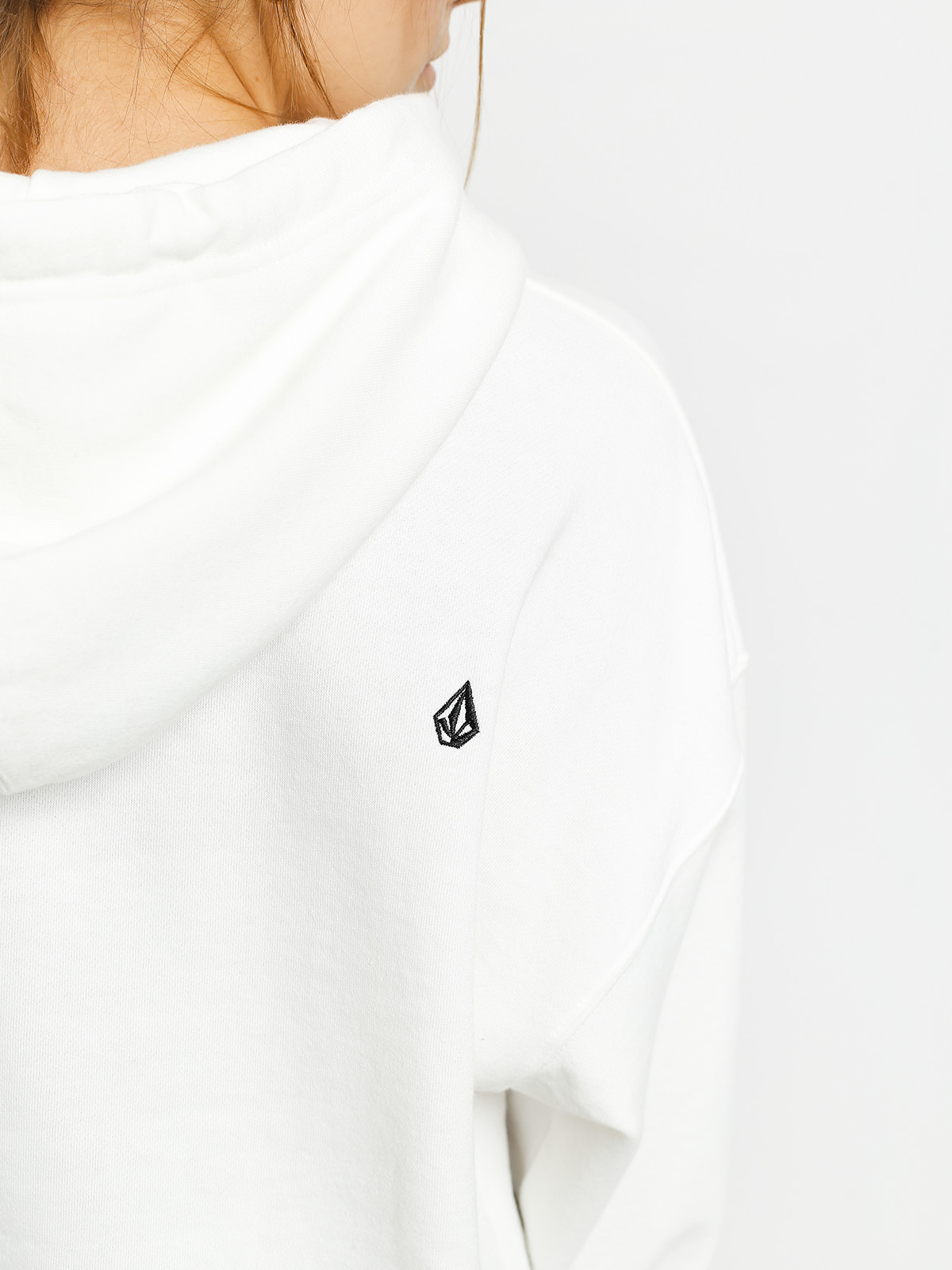 Bluza z kapturem Volcom Knew Wave HD Wmn (star white)