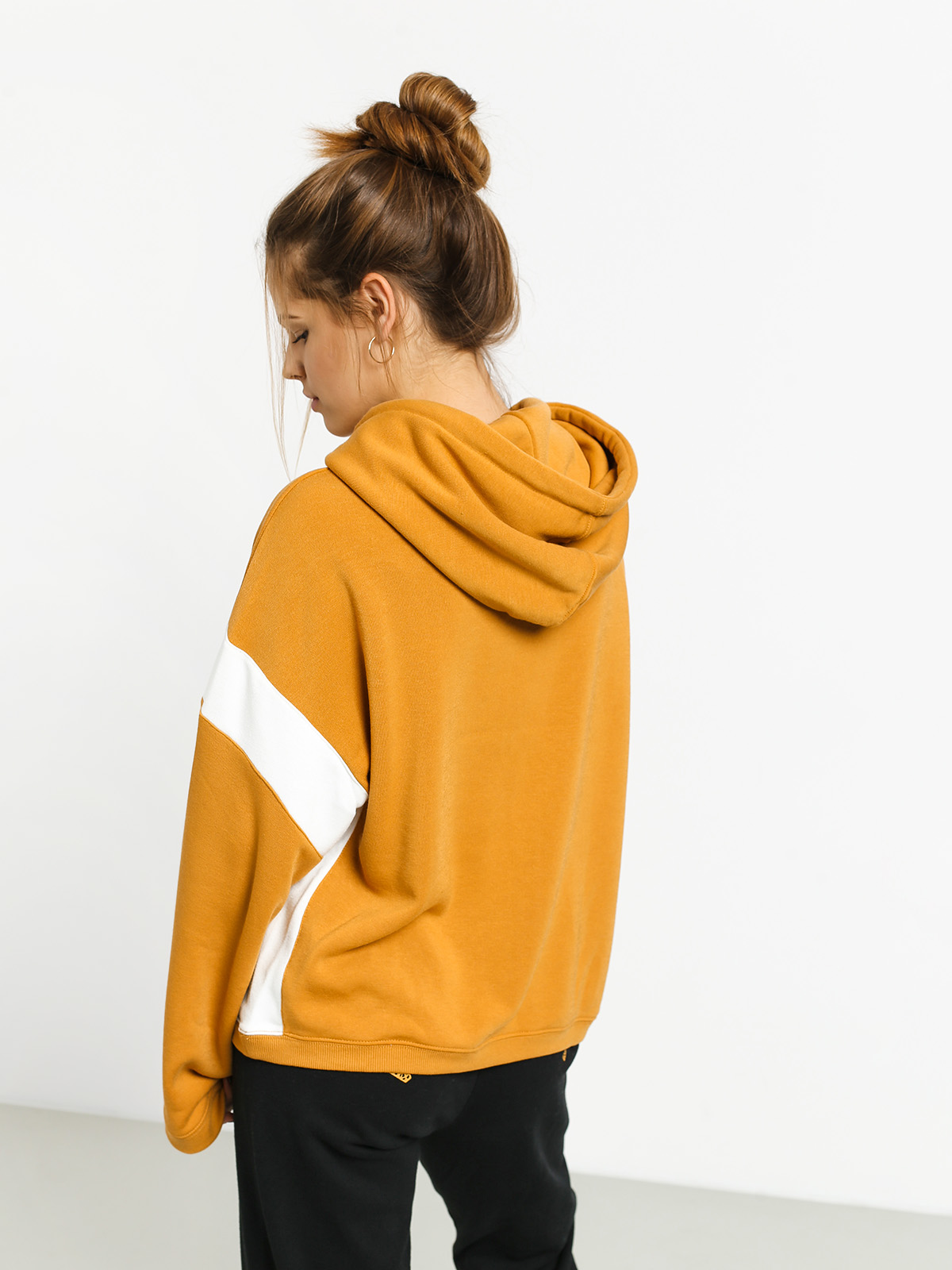 Bluza z kapturem Volcom Rock The Blox HD Wmn (dijon)