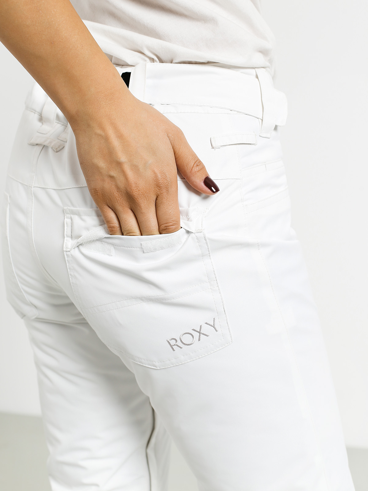 Damskie Spodnie snowboardowe Roxy Backyard (bright white)