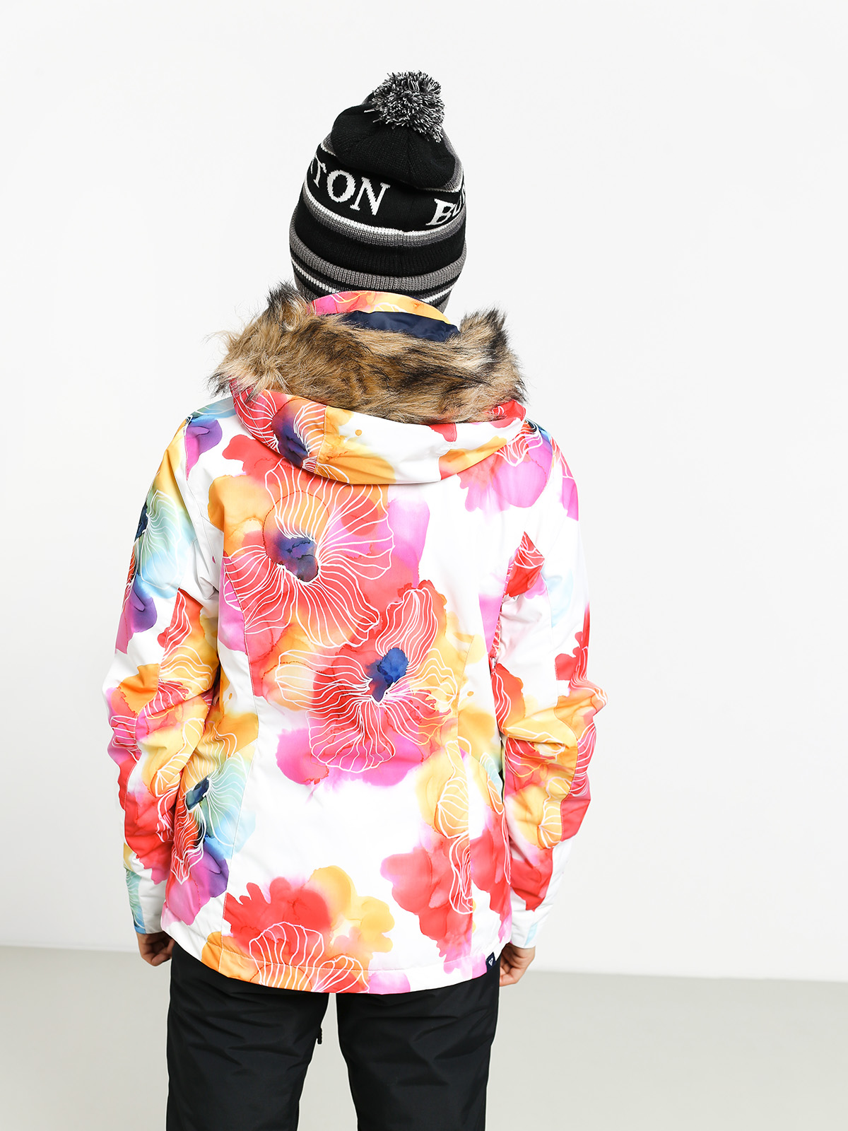 Damska Kurtka snowboardowa Roxy Jet Ski (aquarel flowers)