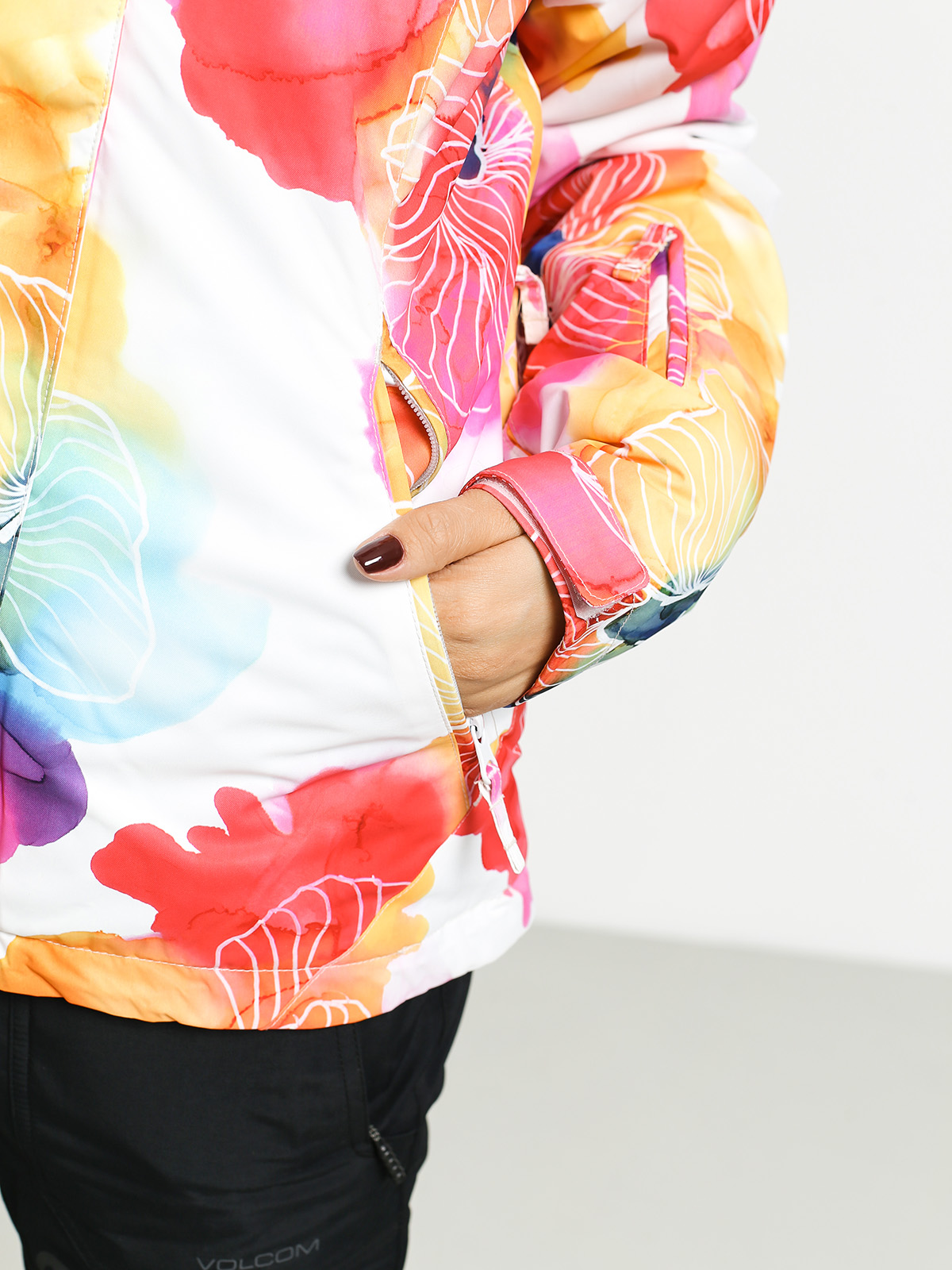 Damska Kurtka snowboardowa Roxy Jet Ski (aquarel flowers)