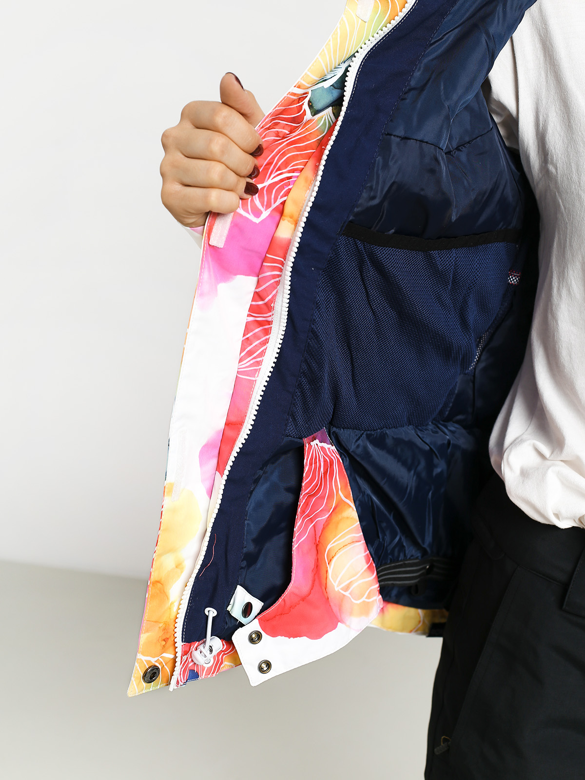 Damska Kurtka snowboardowa Roxy Jet Ski (aquarel flowers)