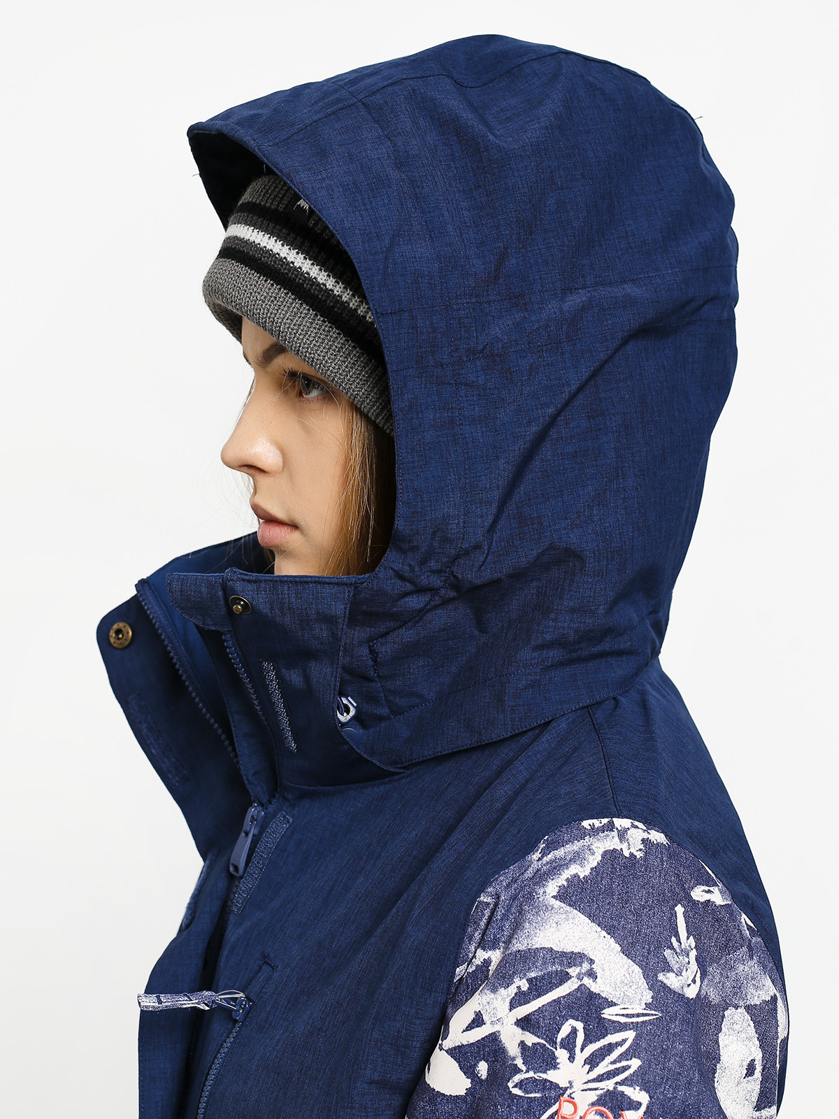 Damska Kurtka snowboardowa Roxy Jetty Block (bleached flowers)