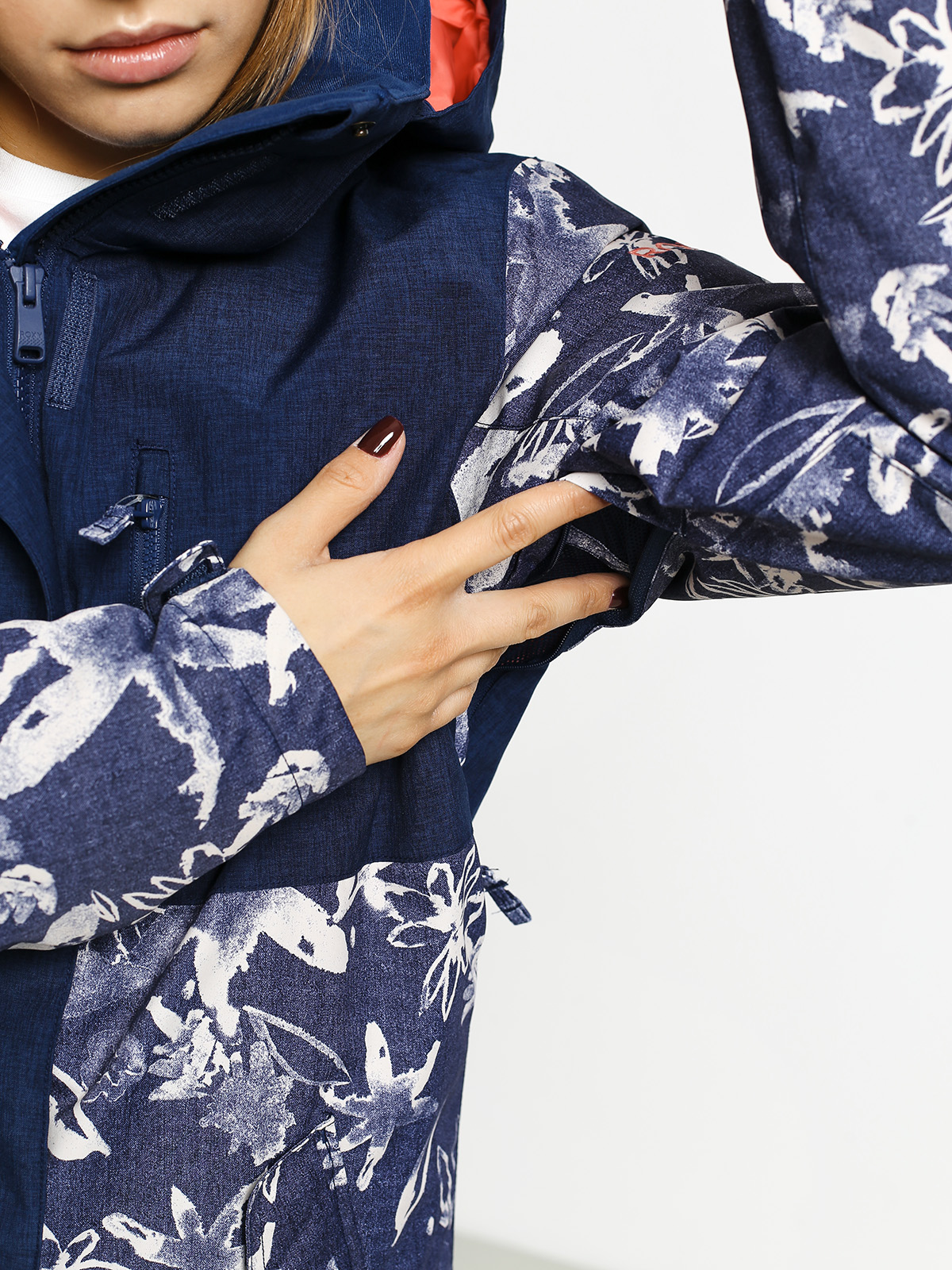 Damska Kurtka snowboardowa Roxy Jetty Block (bleached flowers)