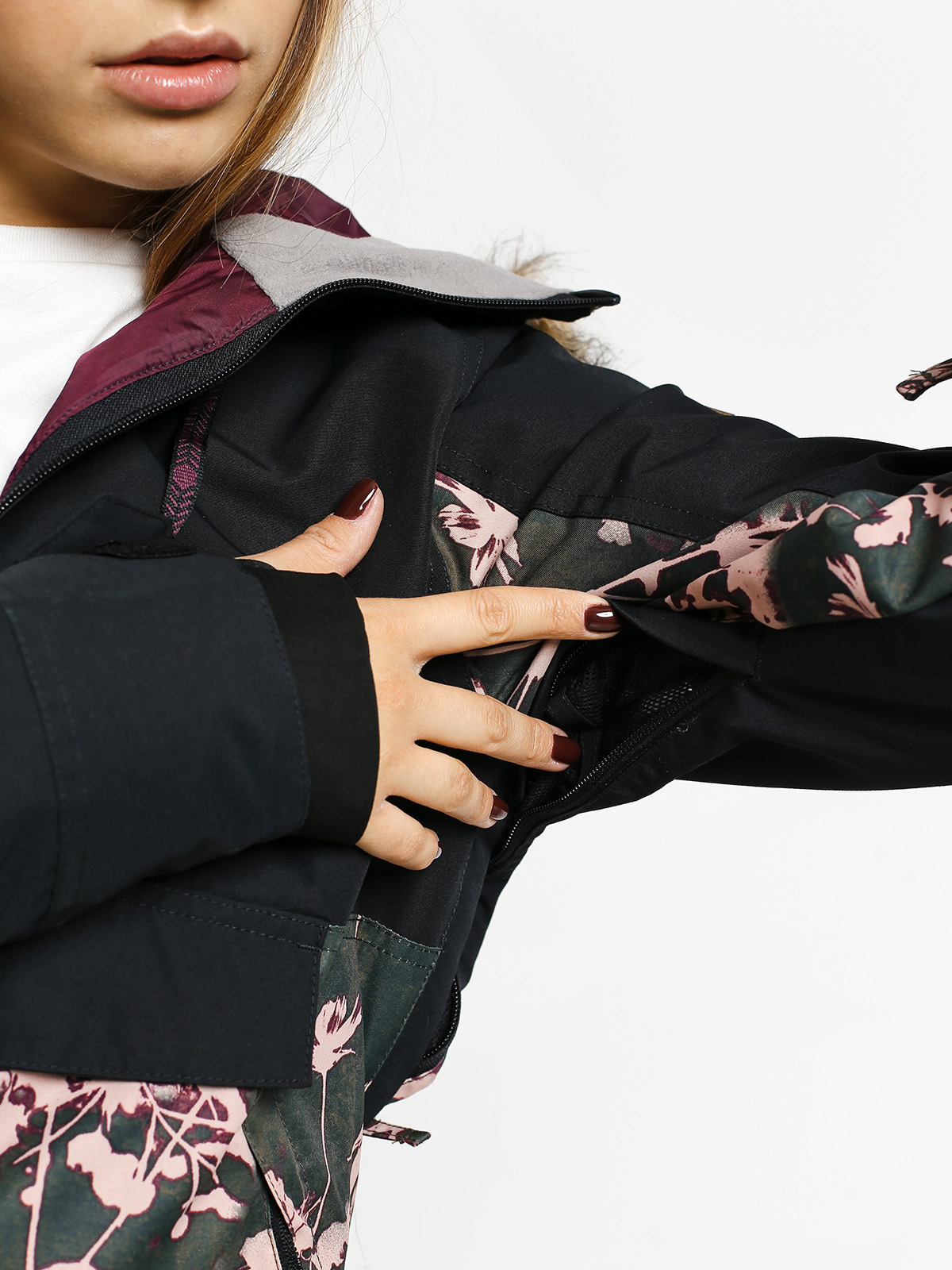 Damska Kurtka snowboardowa Roxy Shelter (poppy)