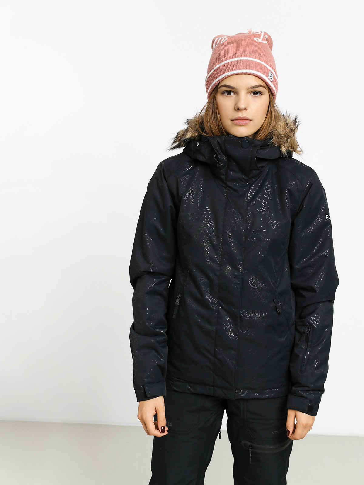 Damska Kurtka snowboardowa Roxy Jet Ski Solid (arrow feel emboss)
