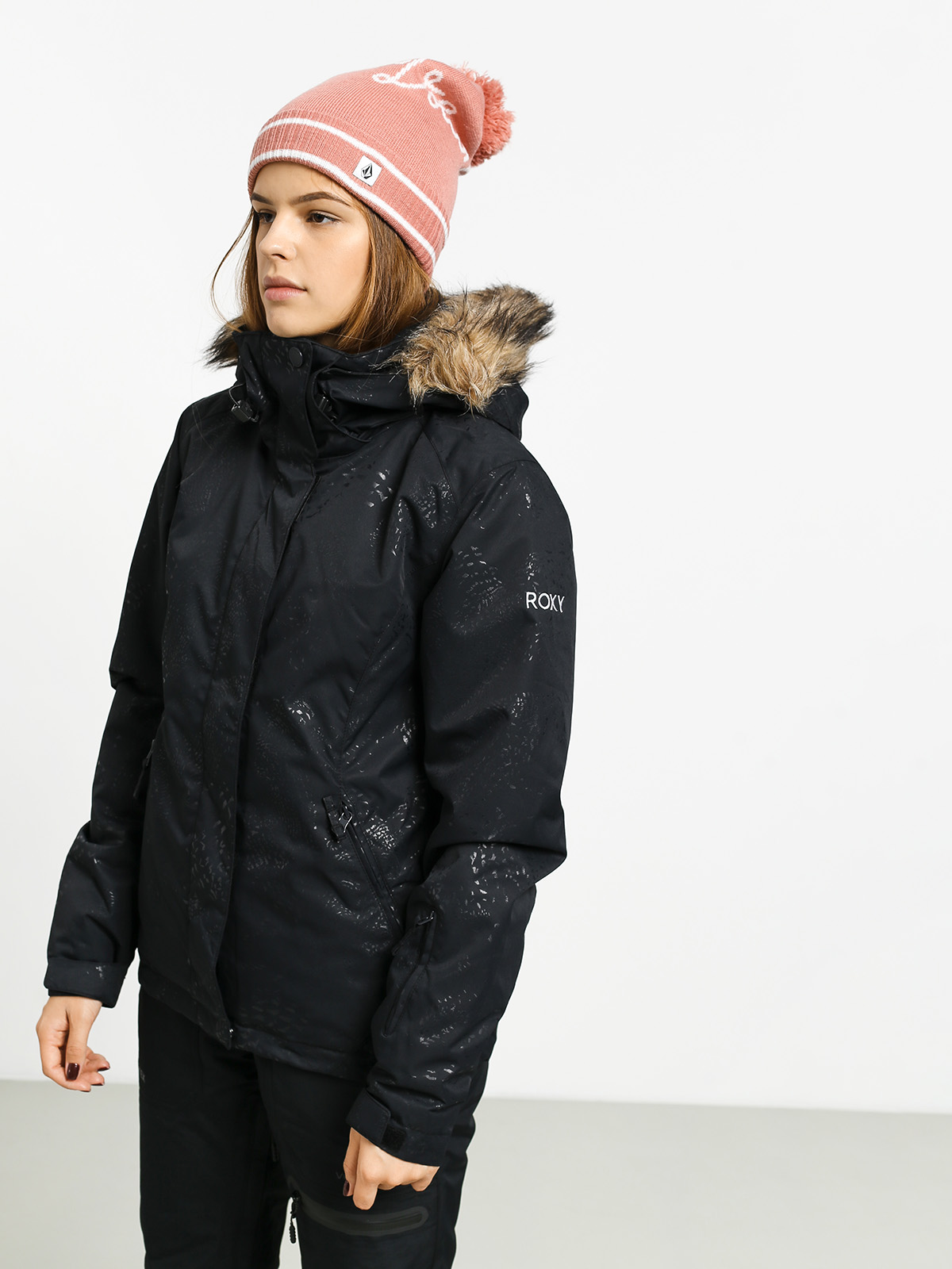Damska Kurtka snowboardowa Roxy Jet Ski Solid (arrow feel emboss)
