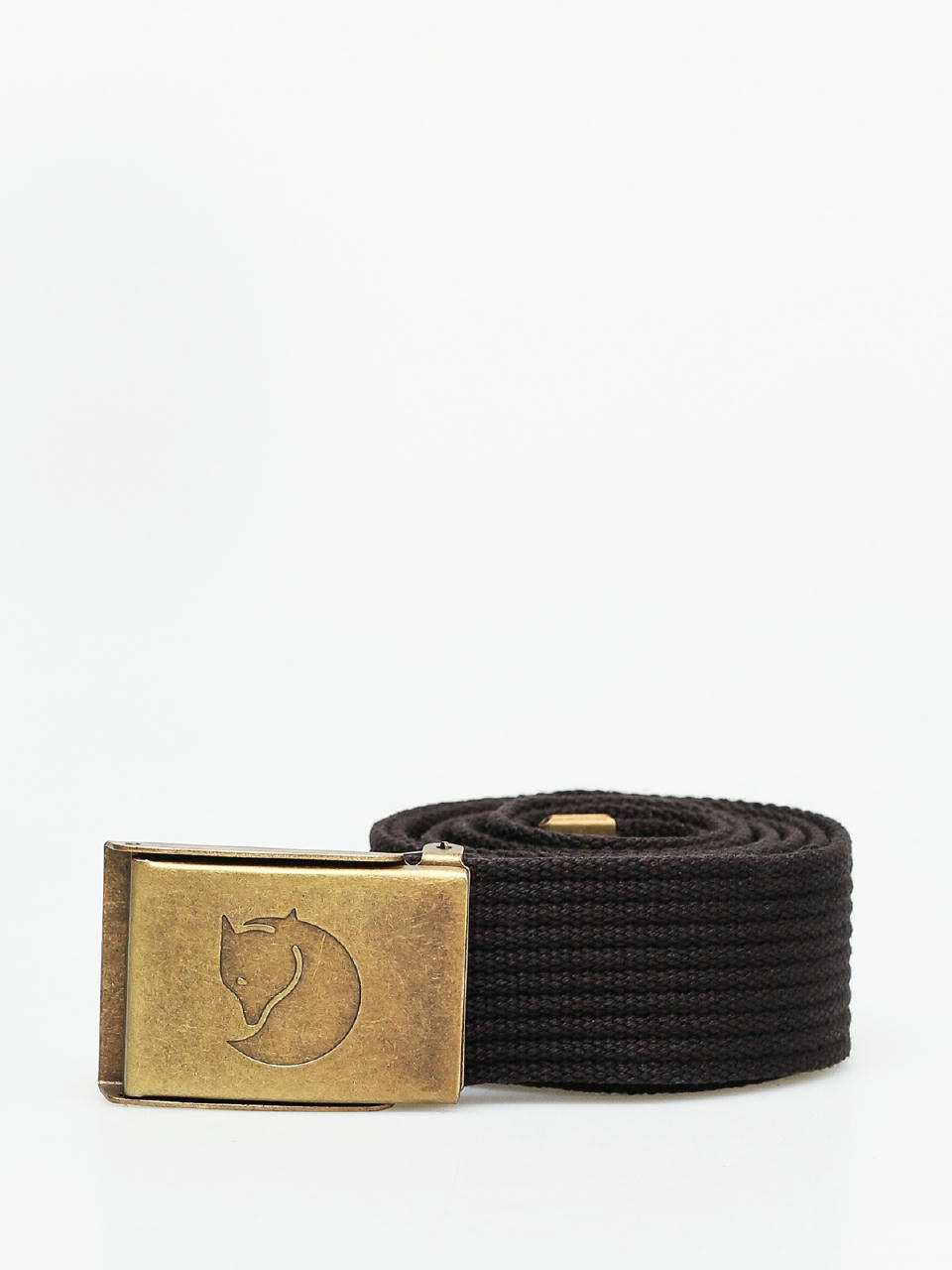 Pasek Fjallraven Canvas Brass Belt (black)