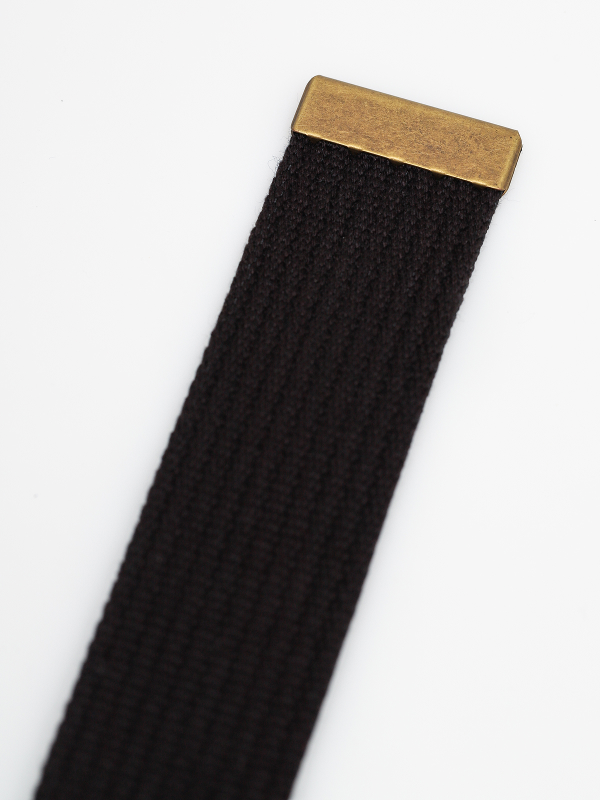 Pasek Fjallraven Canvas Brass Belt (black)