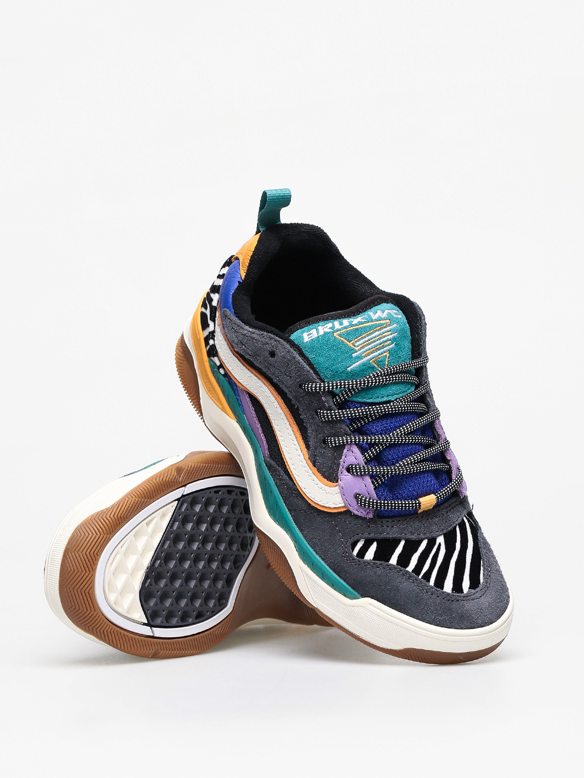 Buty Vans Brux Wc (zebra/tidepool/marigold)
