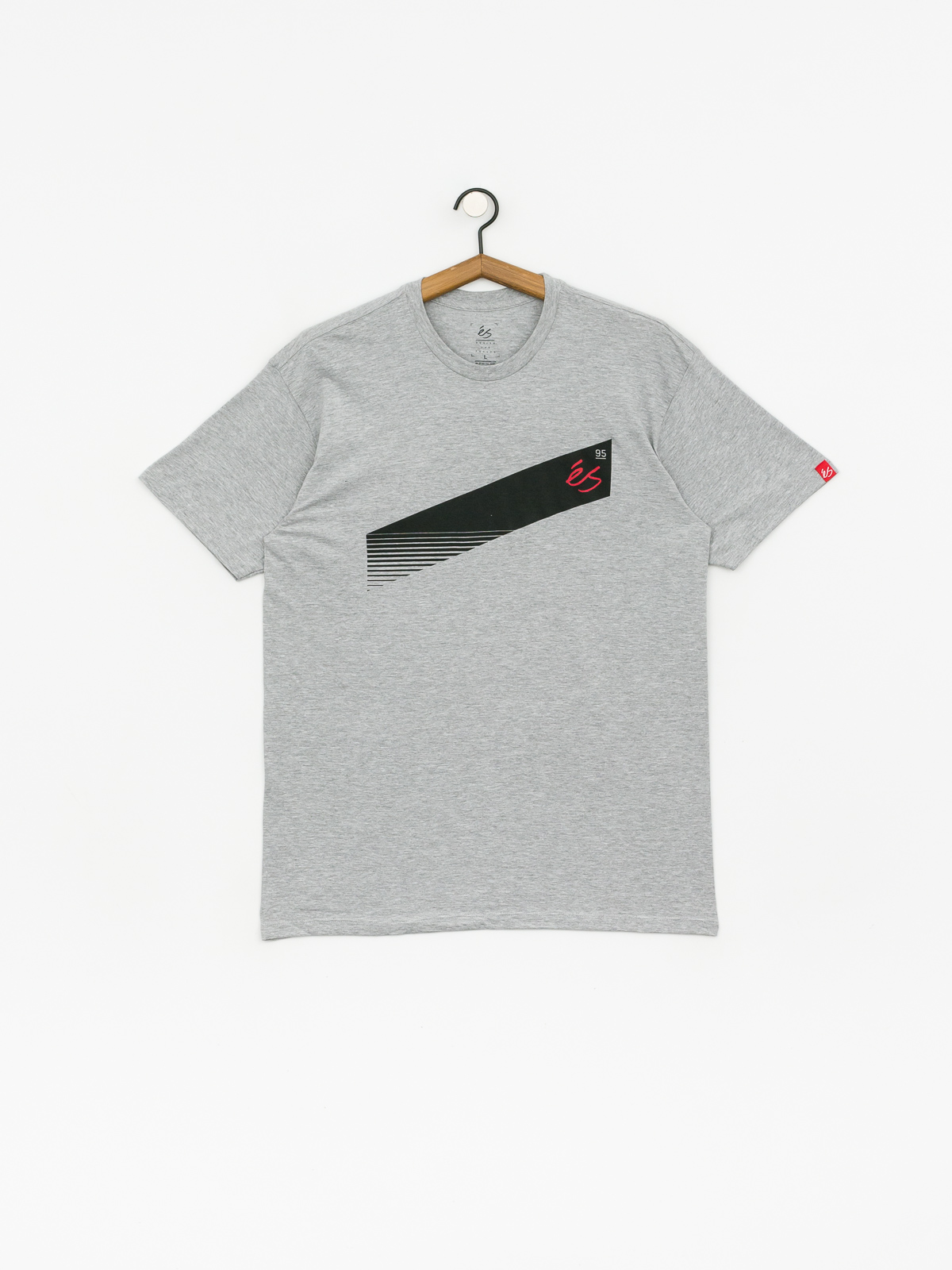T-shirt eS Script Stripe (grey/heather)