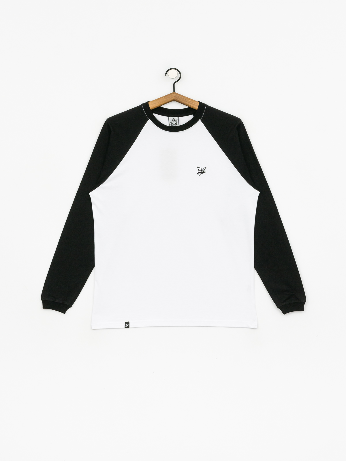 Longsleeve Nervous Icon (black/white)