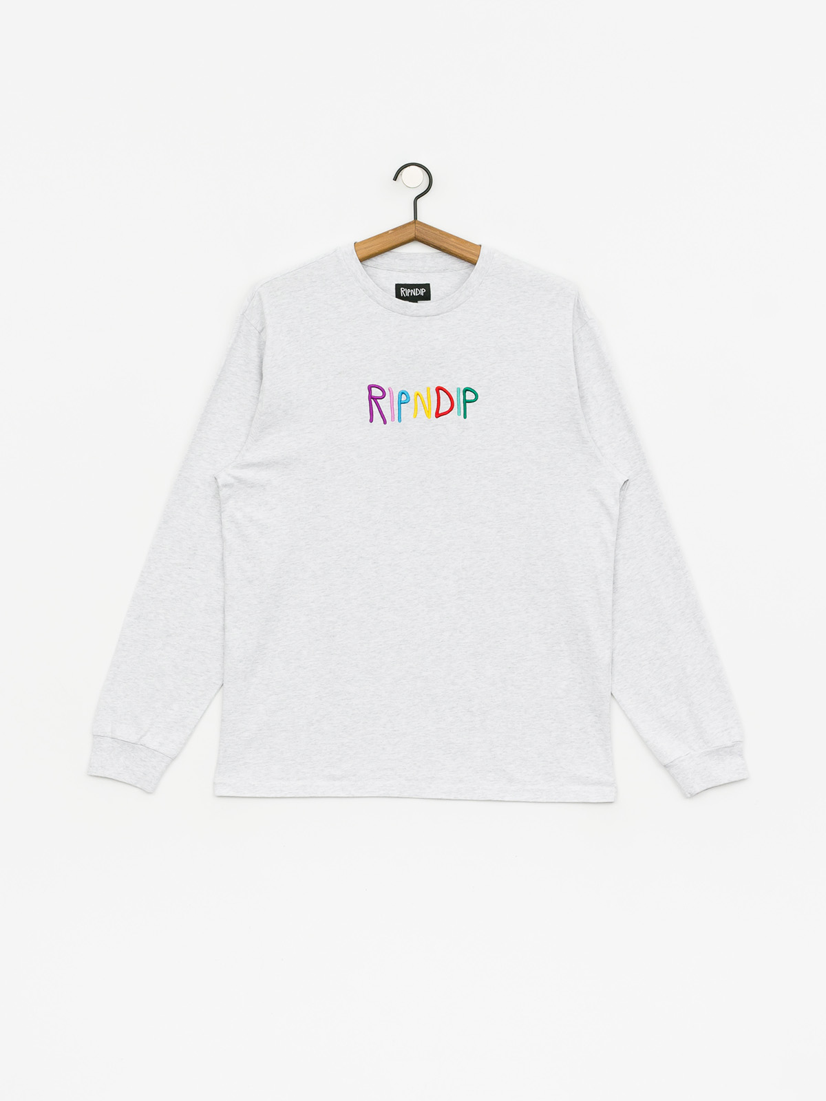 Longsleeve RipNDip EMB Logo (heather grey)
