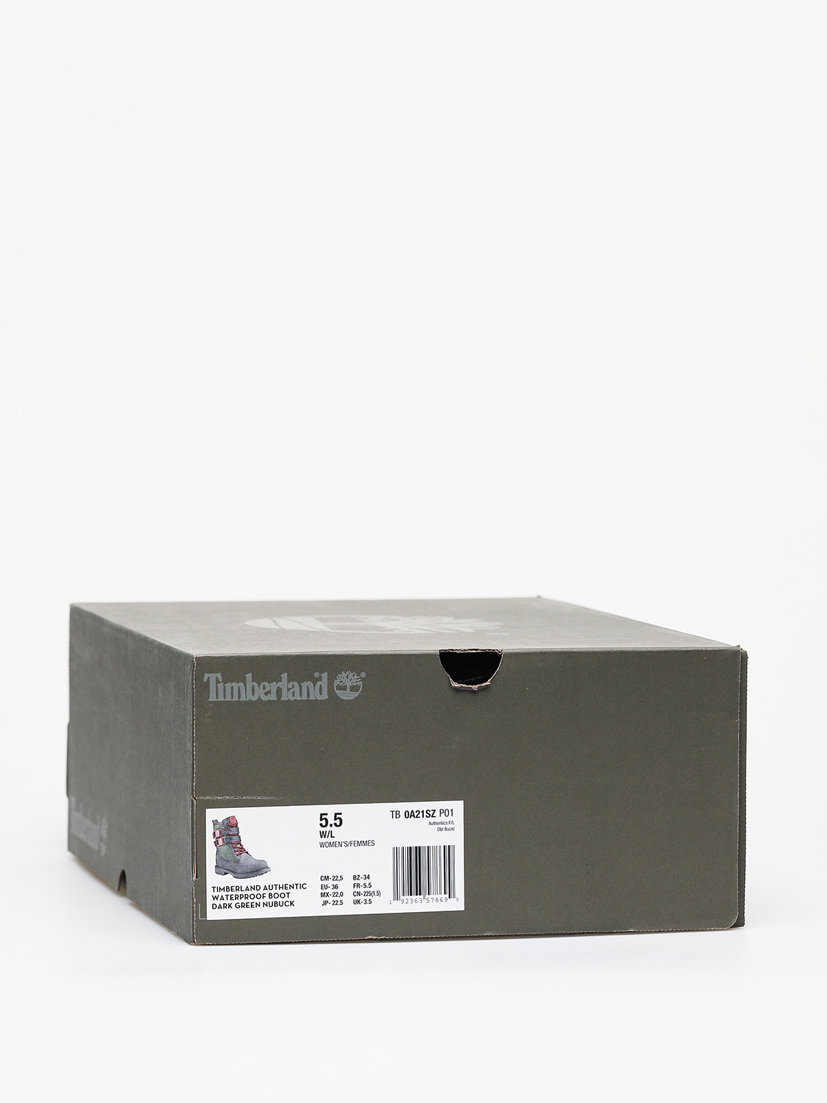 Buty zimowe Timberland Authentics Wmn (dark green nubuck)