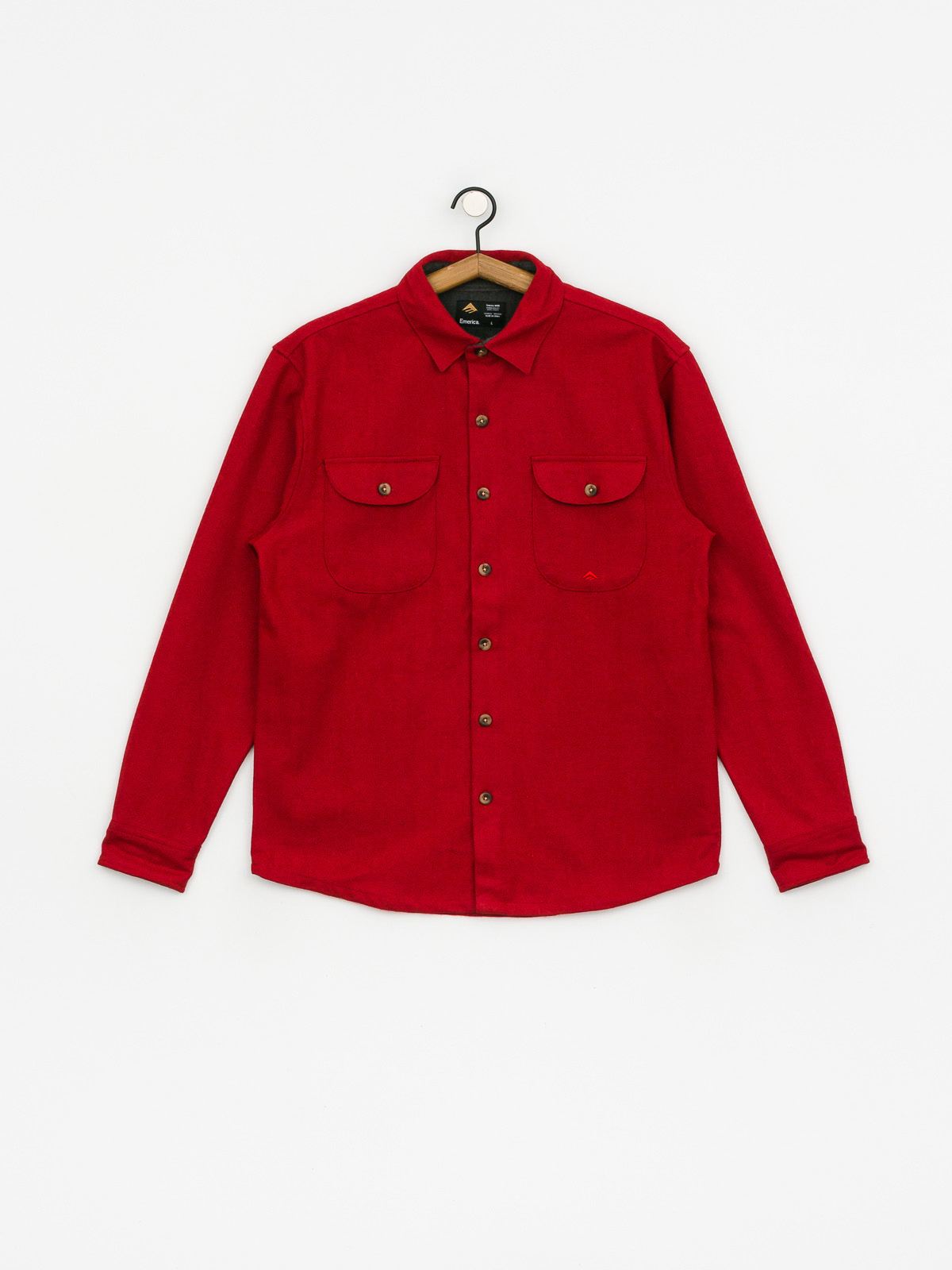 Koszula Emerica Nicholson Wool Shirt (red)