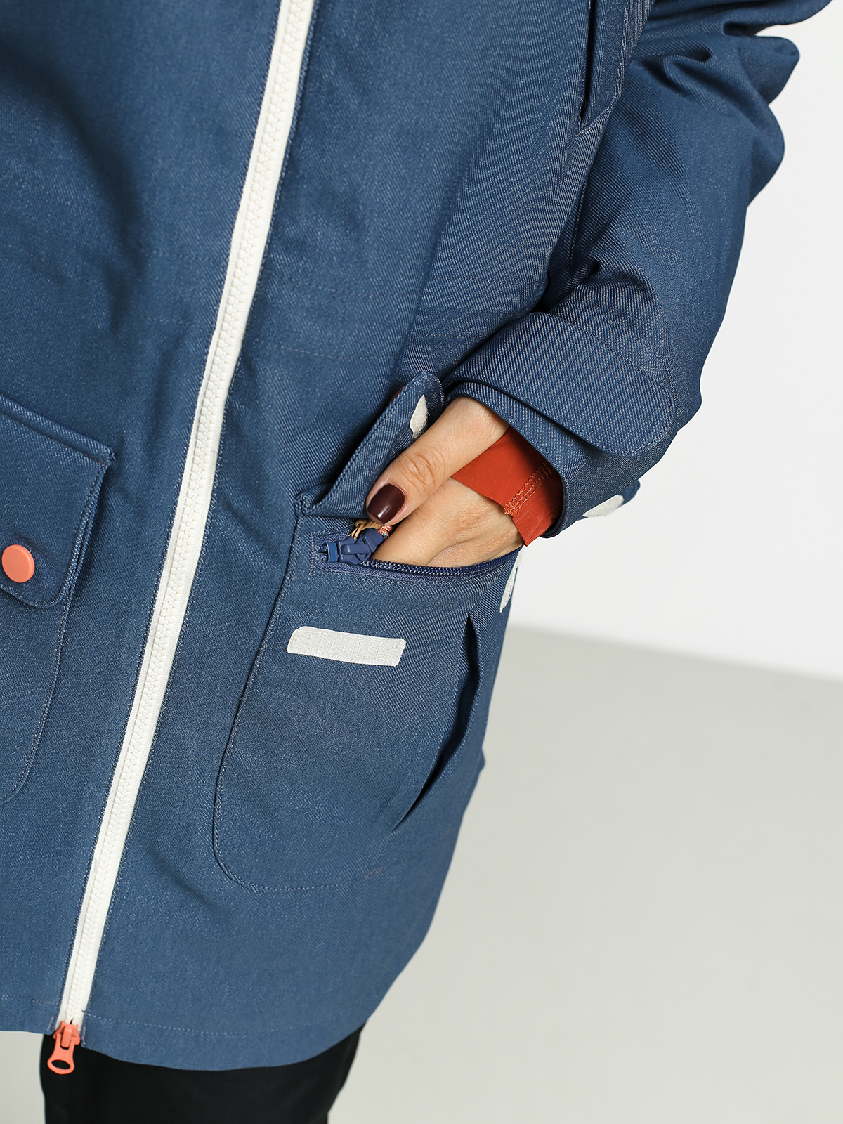 Damska Kurtka snowboardowa Burton Prws Str Dnjk (light denim)