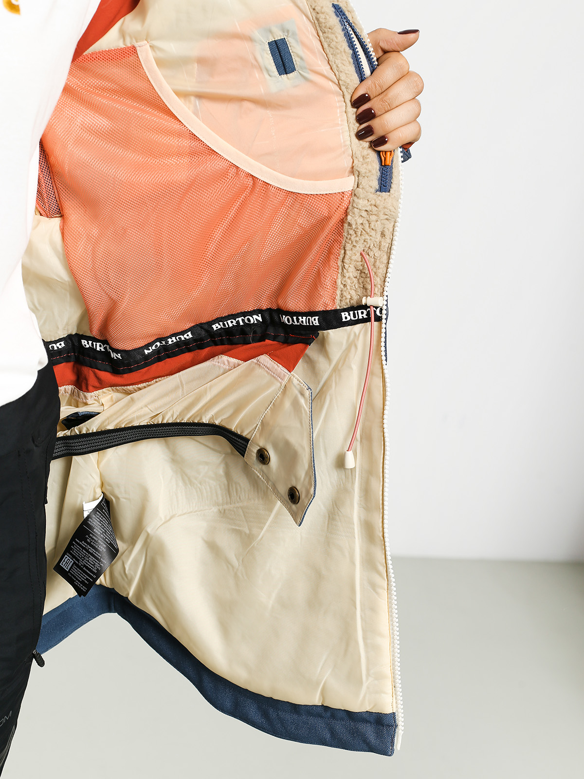 Damska Kurtka snowboardowa Burton Prws Str Dnjk (light denim)